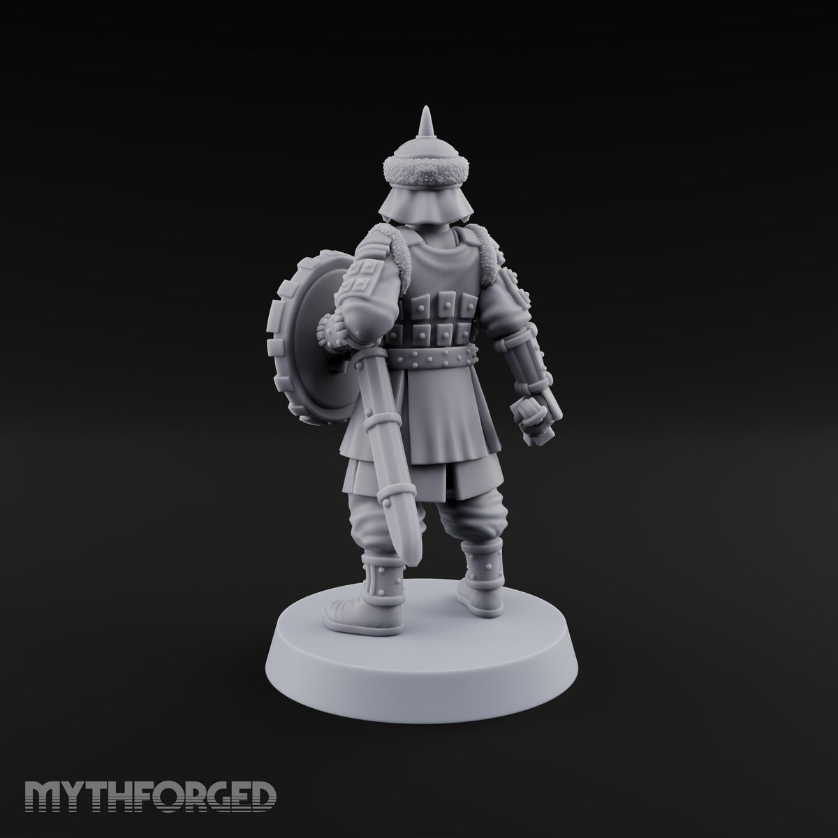 Shields Studded, Steel Singing Human Steppe Swordsman F