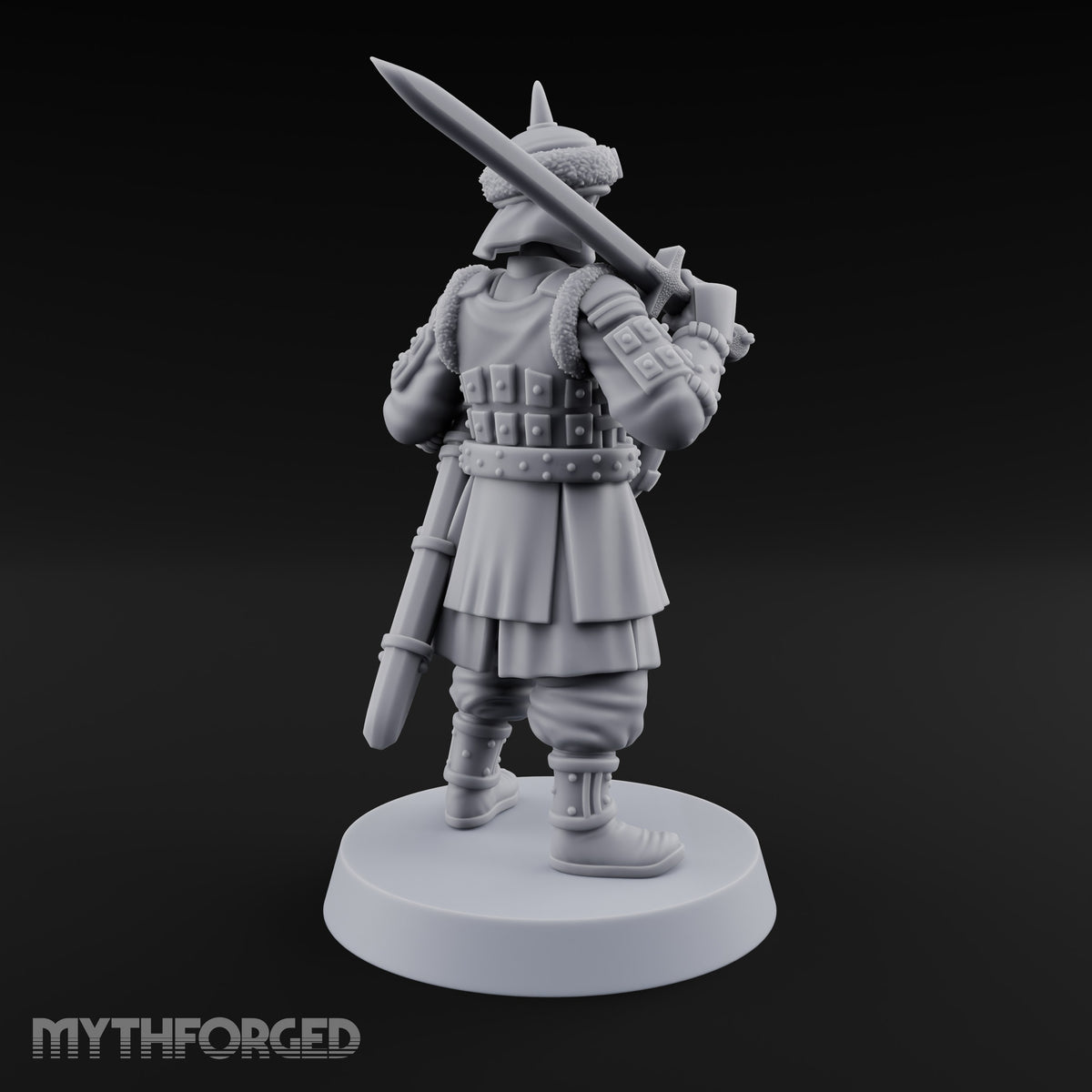 Shields Studded, Steel Singing Human Steppe Swordsman G