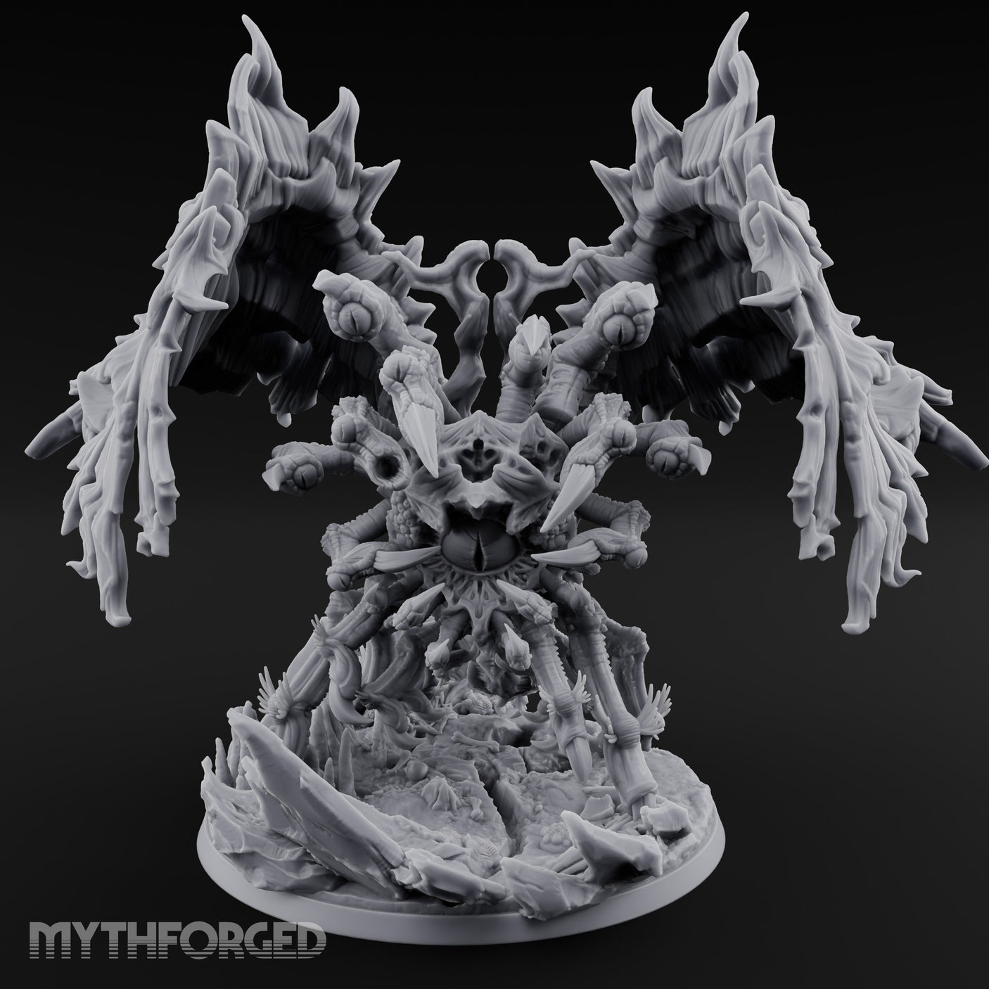 Wings Spreading Beholder Dragon Overlord Miniature for Dungeons and Dragons, Pathfinder or other TTRPGs