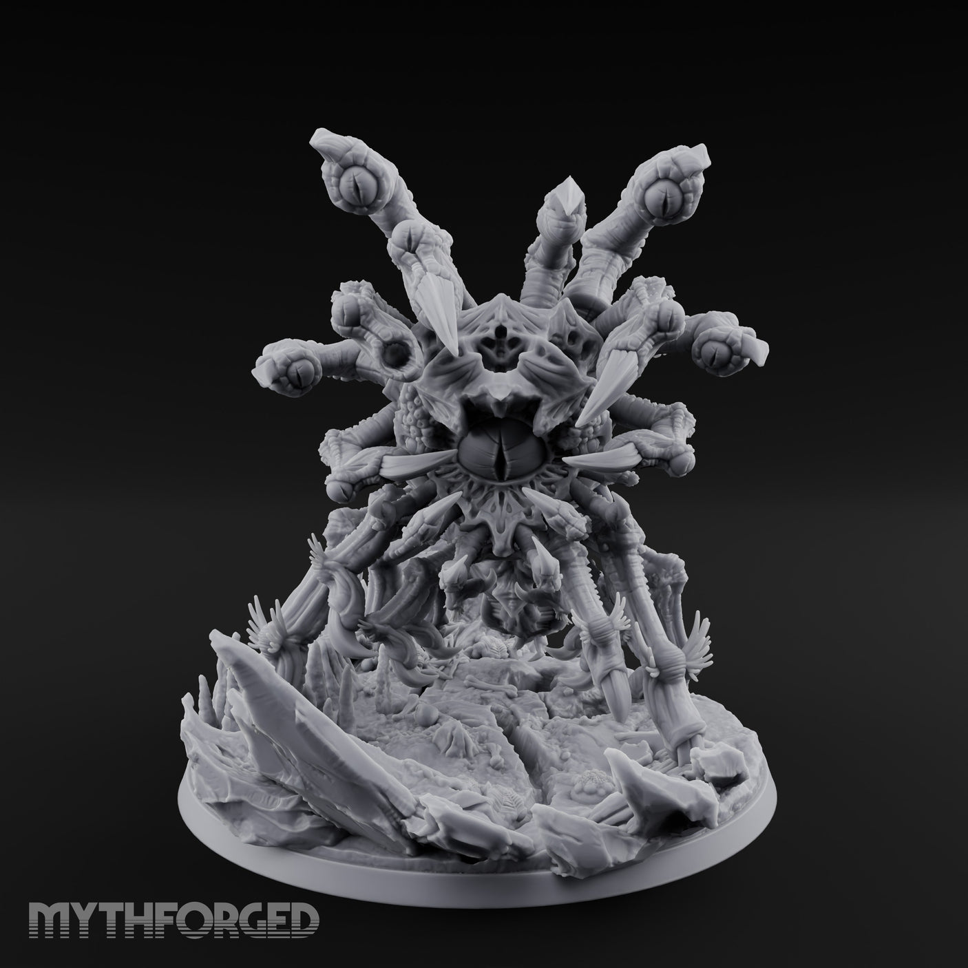 Wings Spreading Beholder Dragon Overlord Miniature for Dungeons and Dragons, Pathfinder or other TTRPGs
