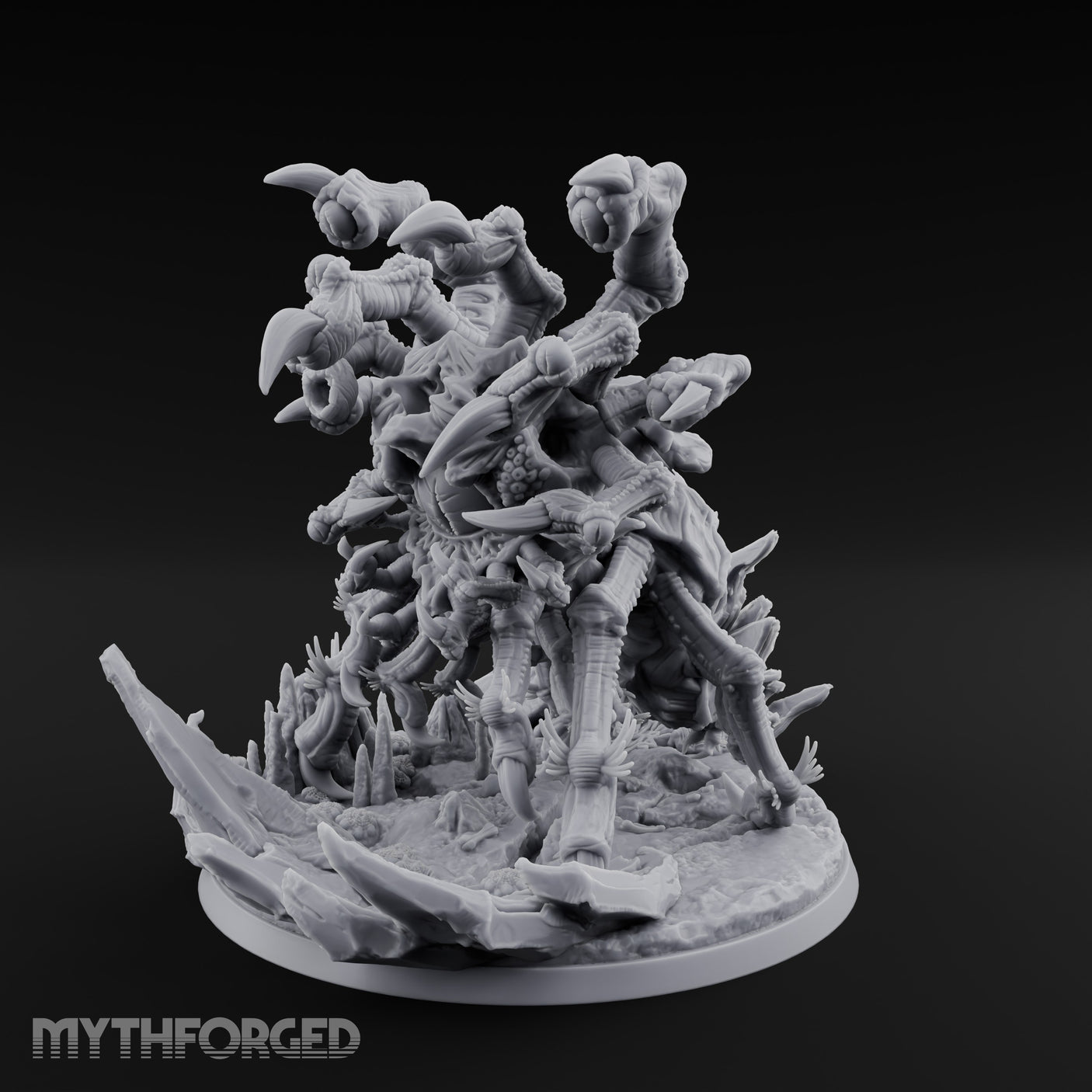 Wings Spreading Beholder Dragon Overlord Miniature for Dungeons and Dragons, Pathfinder or other TTRPGs