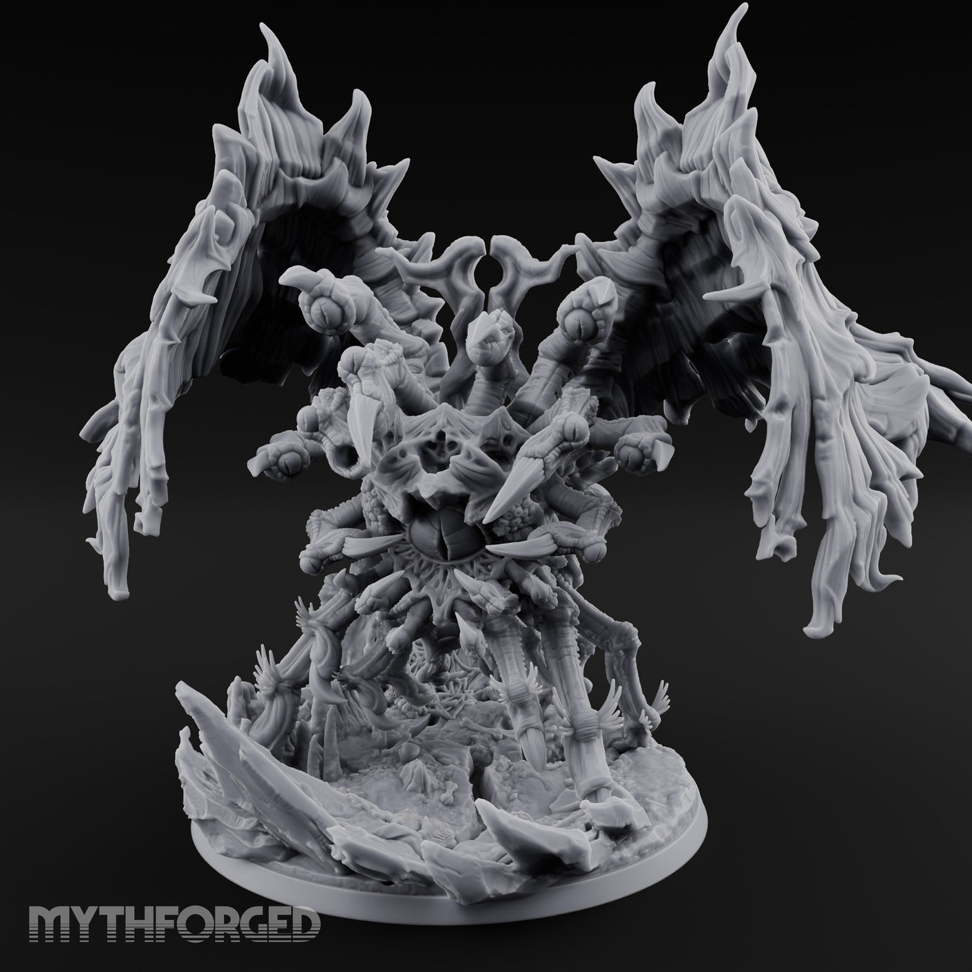 Wings Spreading Beholder Dragon Overlord Miniature for Dungeons and Dragons, Pathfinder or other TTRPGs