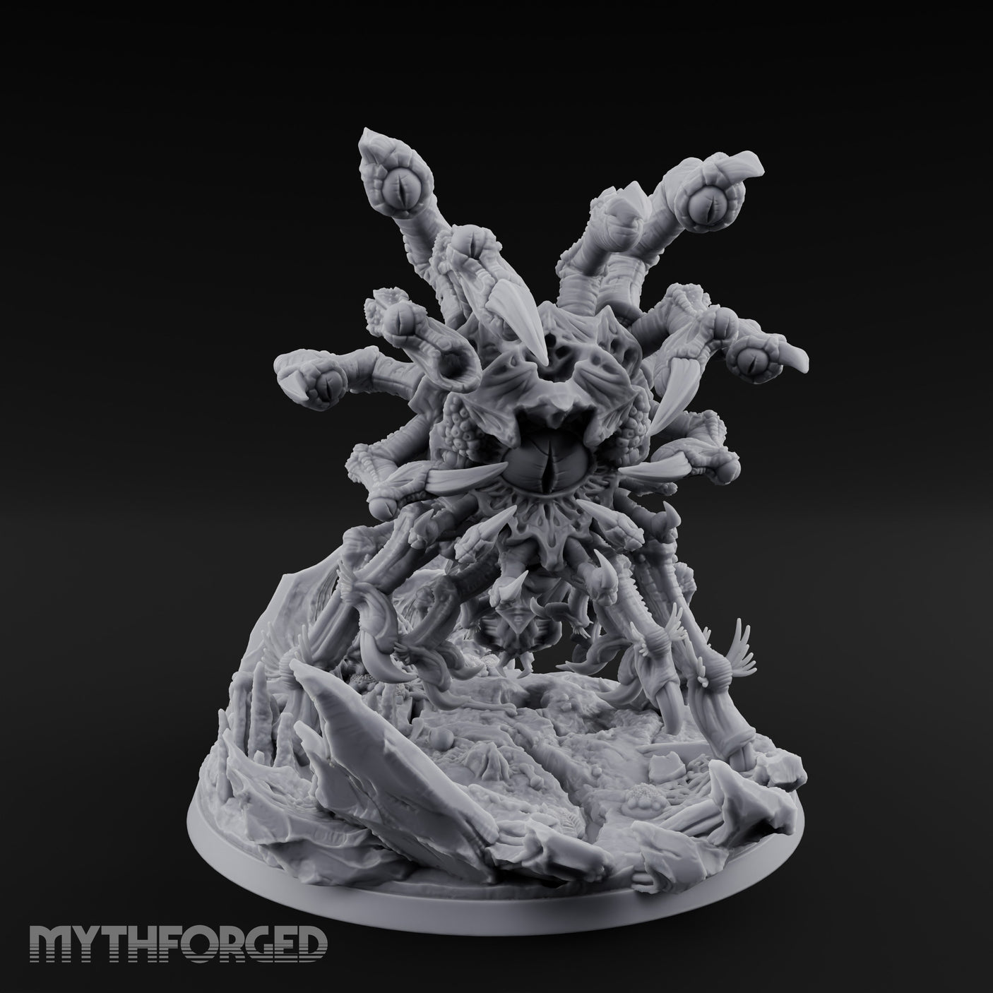 Wings Spreading Beholder Dragon Overlord Miniature for Dungeons and Dragons, Pathfinder or other TTRPGs