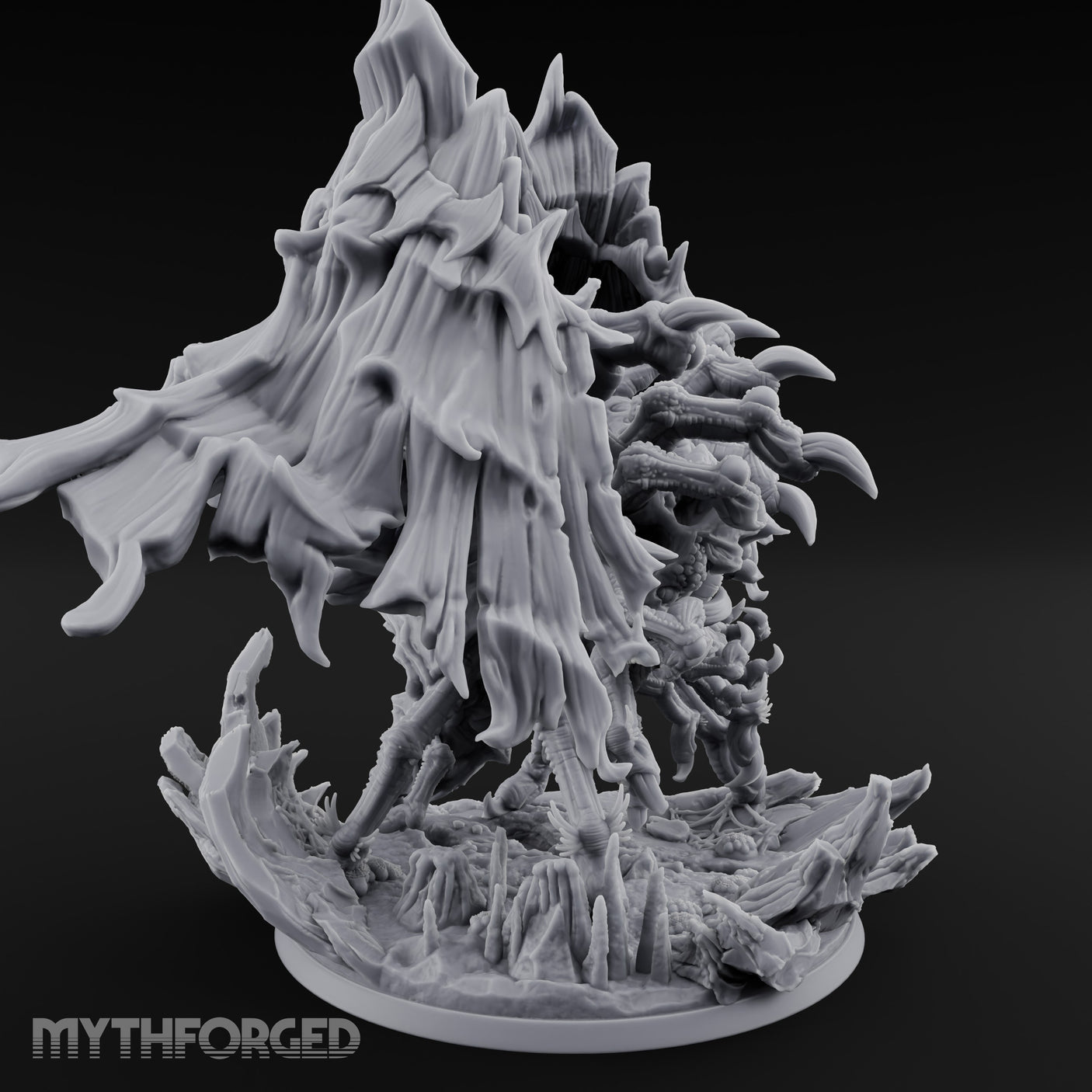 Wings Spreading Beholder Dragon Overlord Miniature for Dungeons and Dragons, Pathfinder or other TTRPGs