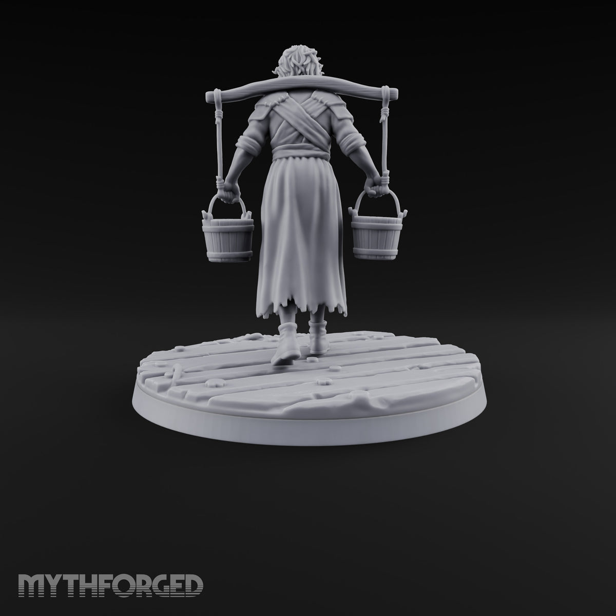 Making Ends Meet Human Slum Dweller G Miniature for Dungeons and Dragons, Pathfinder or other TTRPGs