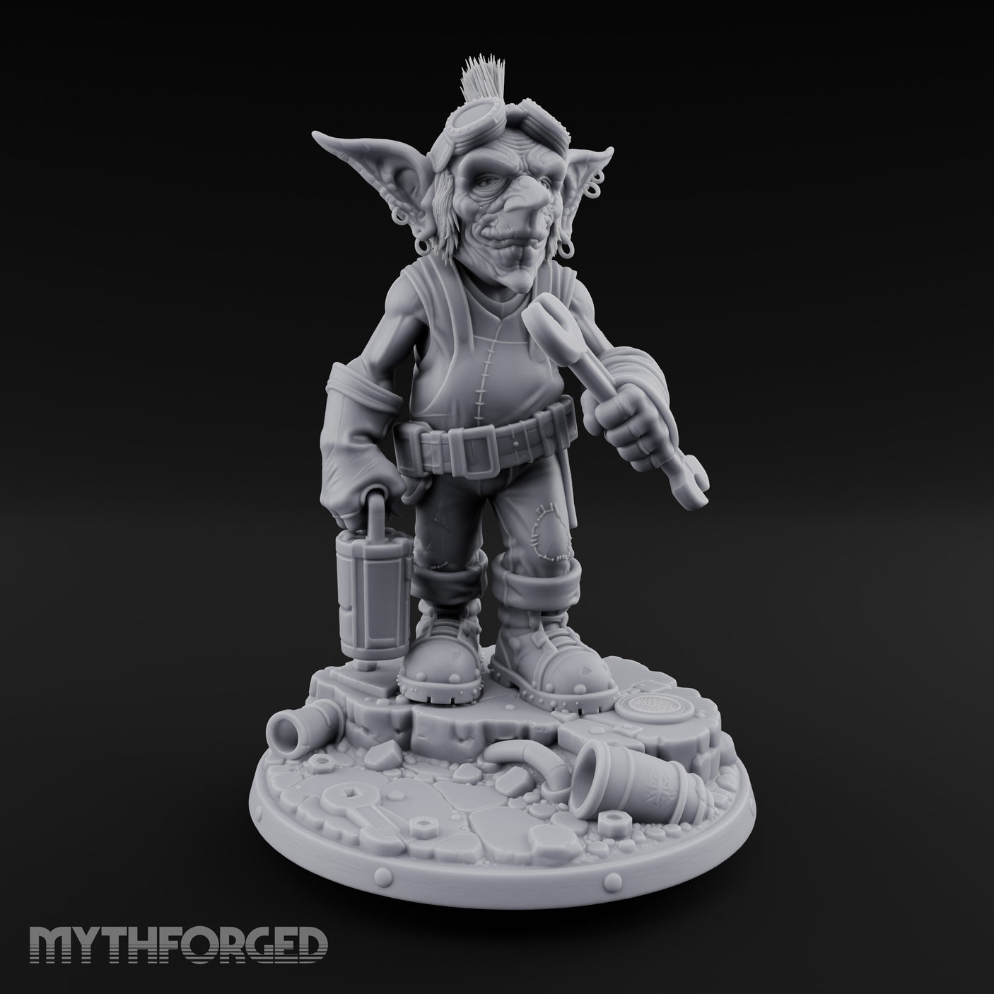 Wrench Wielding Goblin Mechanic gallery 1