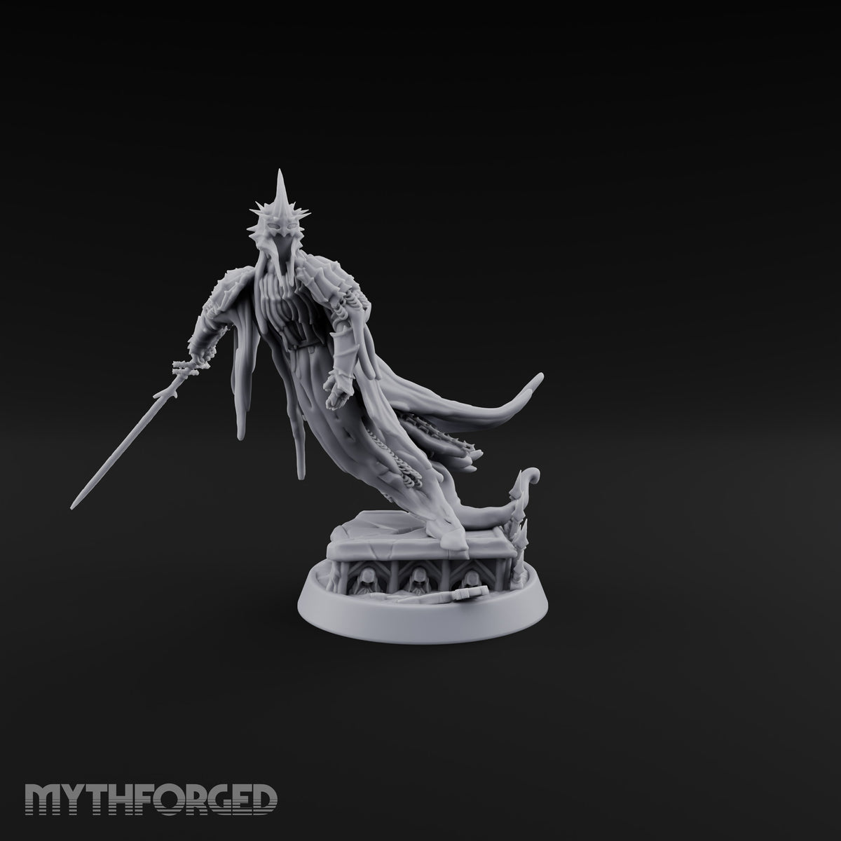 Hem Dissolving Into Smoke Wraith Sword Warrior B