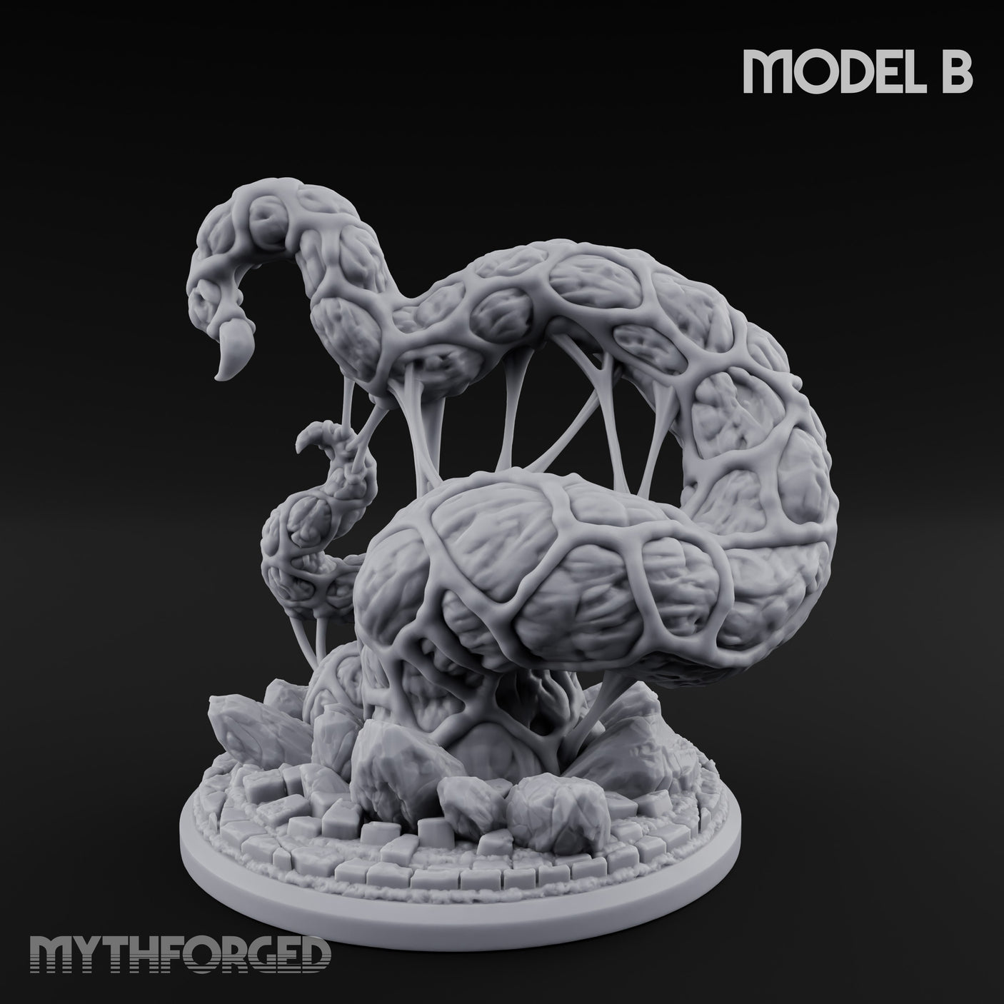 Writhing Reaching Dark Young of Shub-Niggurath B Miniature for Dungeons and Dragons, Pathfinder or other TTRPGs
