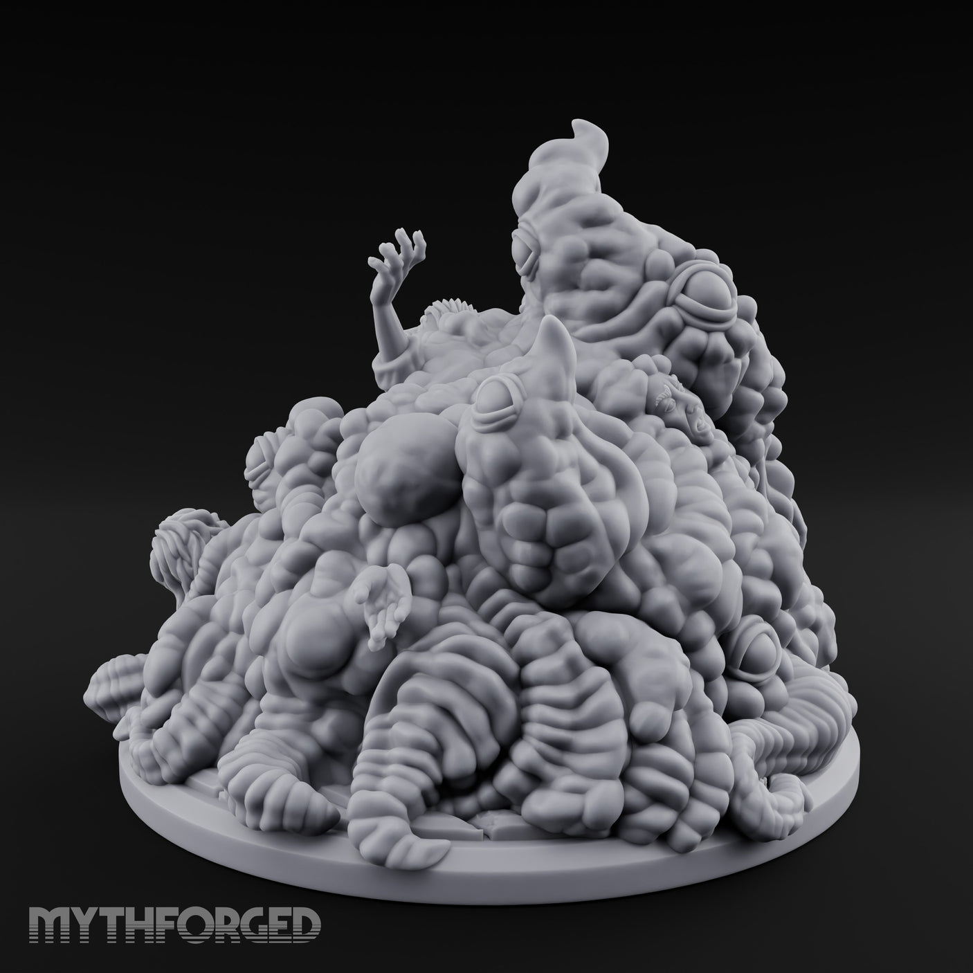 Writhing Screaming Gibbering Mouther Miniature for Dungeons and Dragons, Pathfinder or other TTRPGs