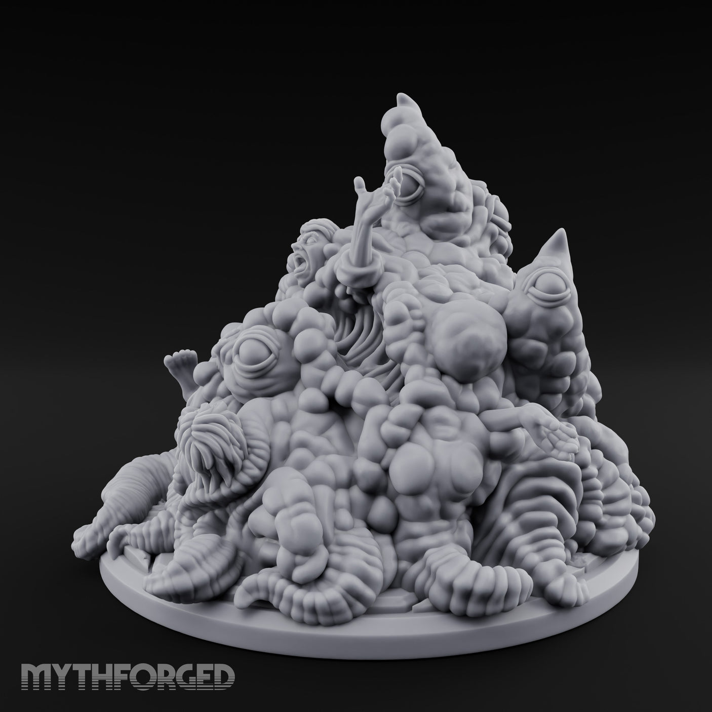Writhing Screaming Gibbering Mouther Miniature for Dungeons and Dragons, Pathfinder or other TTRPGs