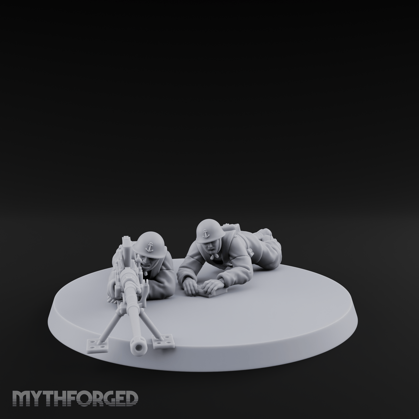 World War 2 Japanese Anti Tank Rifle Miniature for Dungeons and Dragons, Pathfinder or other TTRPGs