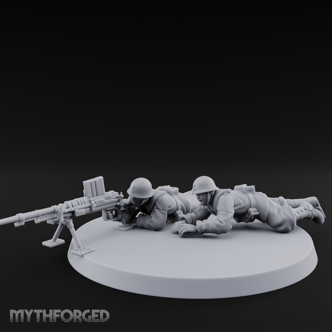World War 2 Japanese Anti Tank Rifle Miniature for Dungeons and Dragons, Pathfinder or other TTRPGs