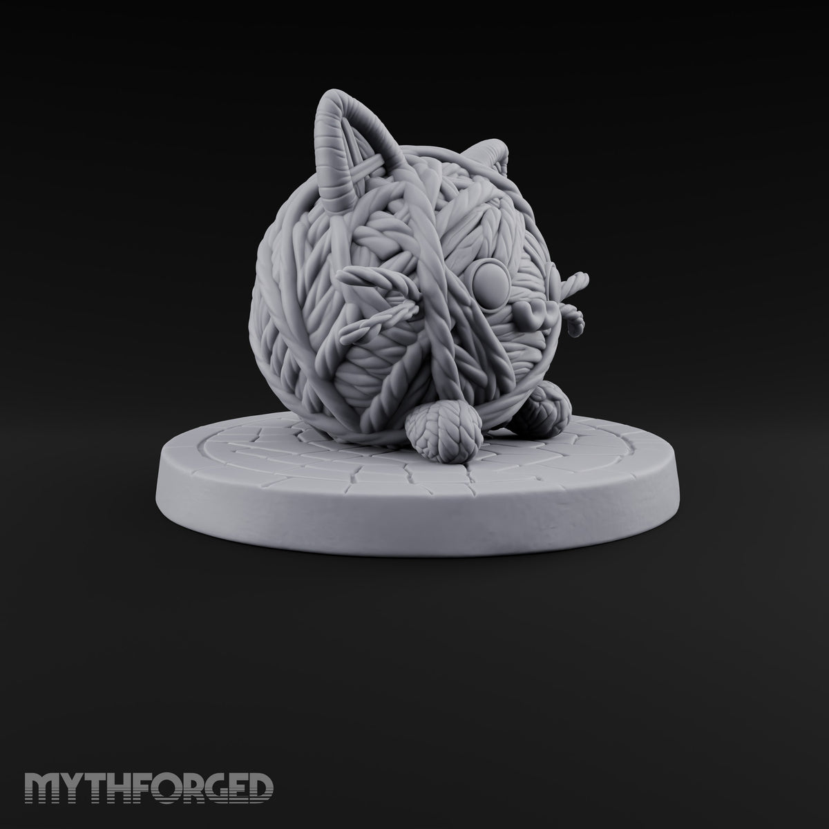 The Ball Grew Whiskers Yarn-Tangled Cat