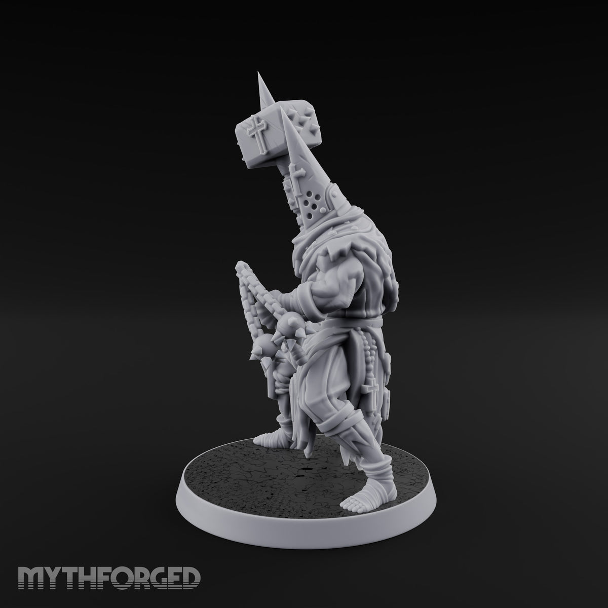 Rallying the Faithful Human Zealot A Miniature for Dungeons and Dragons, Pathfinder or other TTRPGs