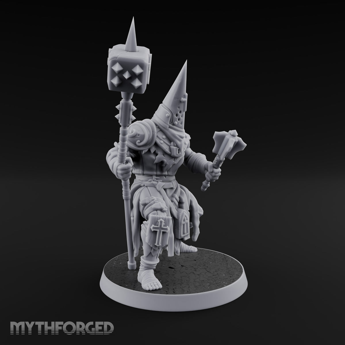 Rallying the Faithful Human Zealot A Miniature for Dungeons and Dragons, Pathfinder or other TTRPGs