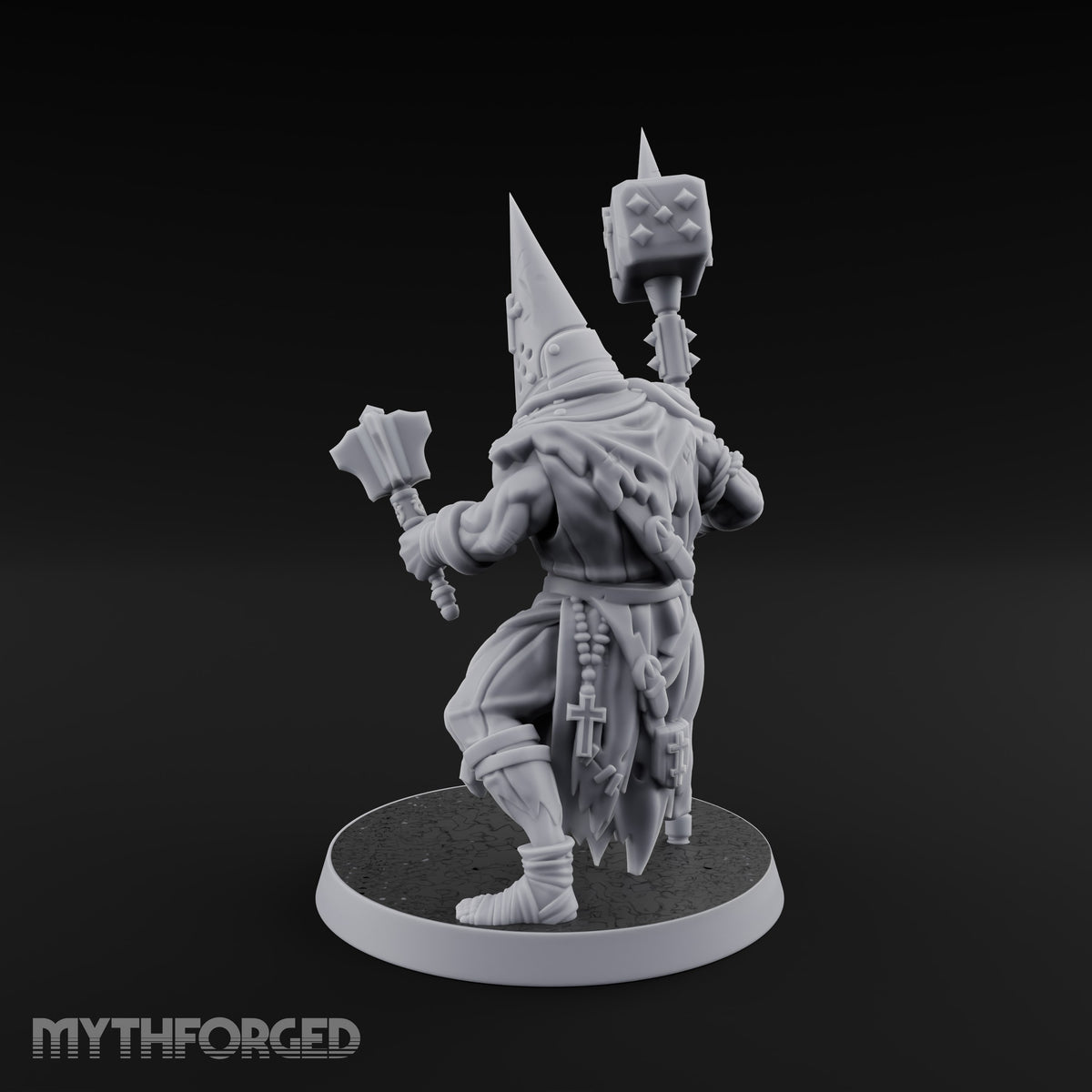 Rallying the Faithful Human Zealot A Miniature for Dungeons and Dragons, Pathfinder or other TTRPGs