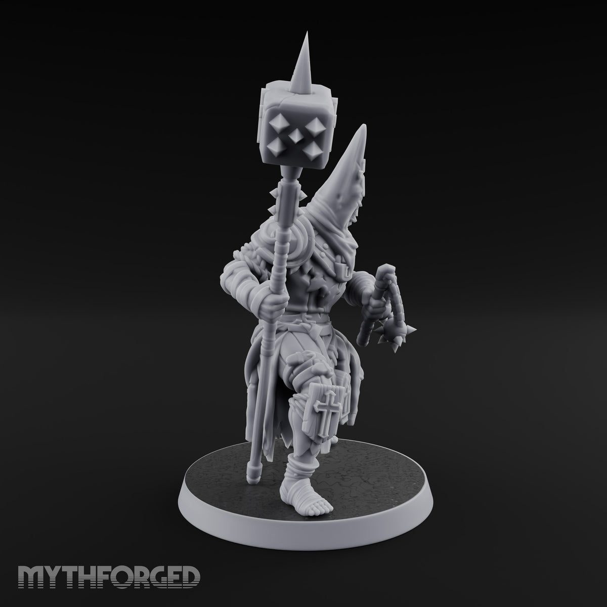 Rallying the Faithful Human Zealot A Miniature for Dungeons and Dragons, Pathfinder or other TTRPGs