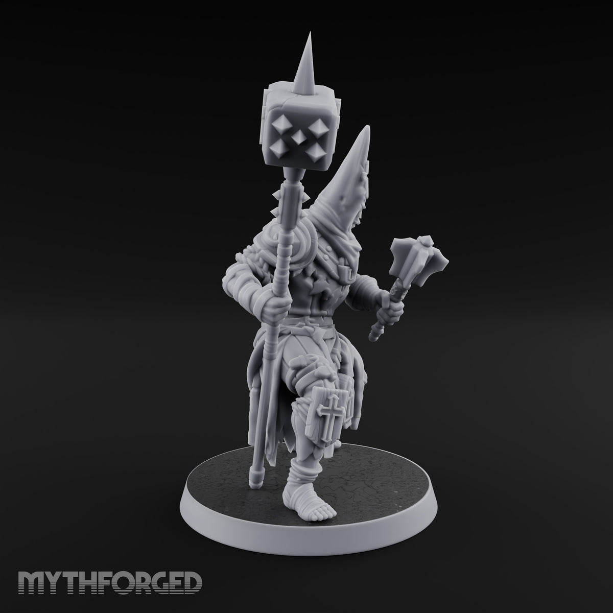Rallying the Faithful Human Zealot A Miniature for Dungeons and Dragons, Pathfinder or other TTRPGs