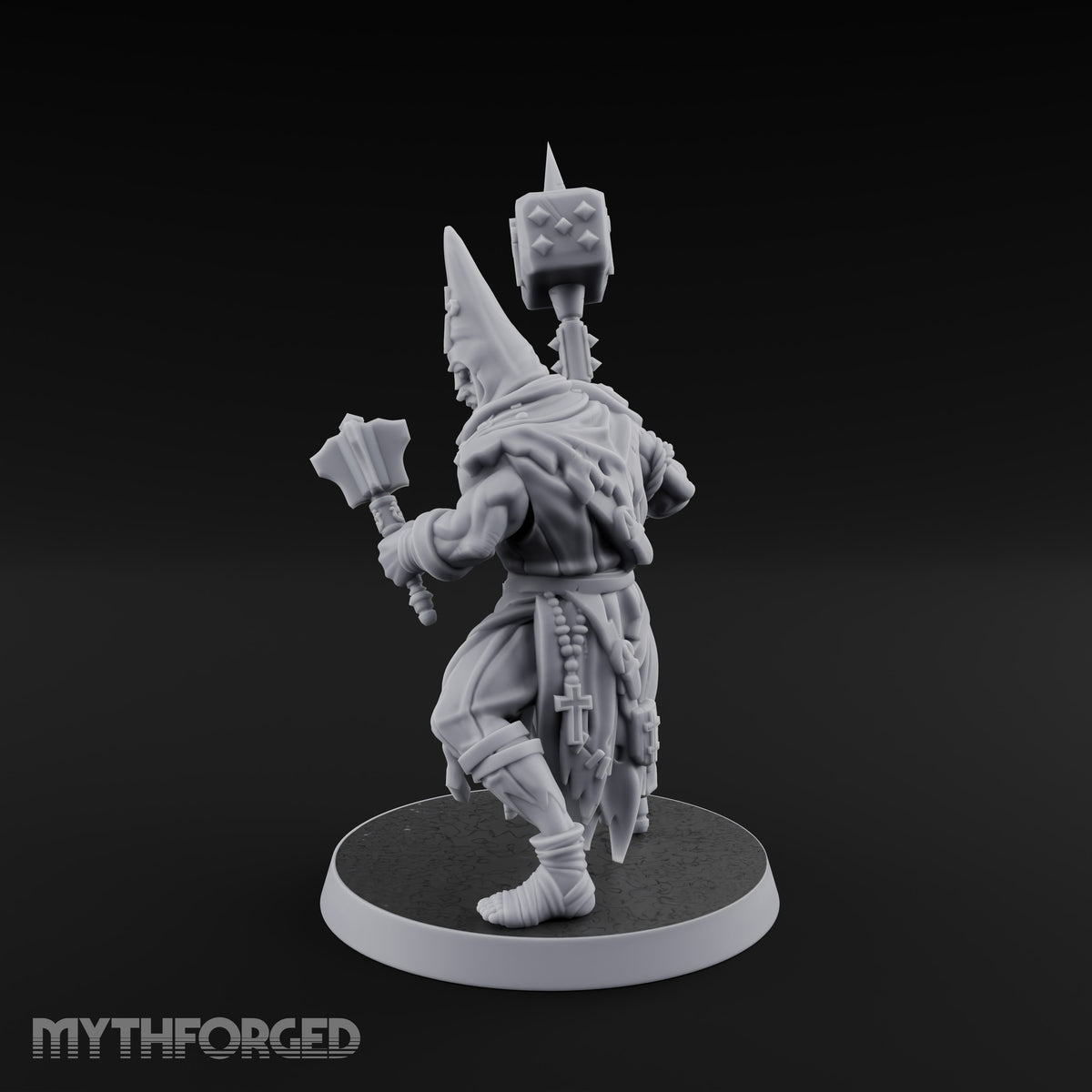 Rallying the Faithful Human Zealot A Miniature for Dungeons and Dragons, Pathfinder or other TTRPGs