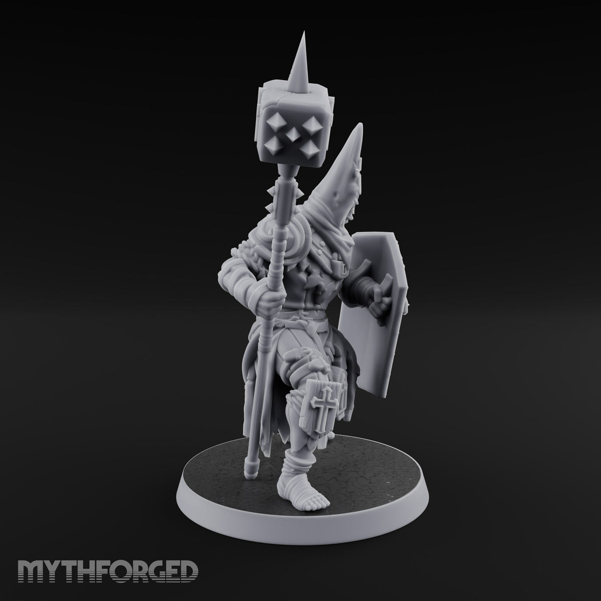 Rallying the Faithful Human Zealot A Miniature for Dungeons and Dragons, Pathfinder or other TTRPGs