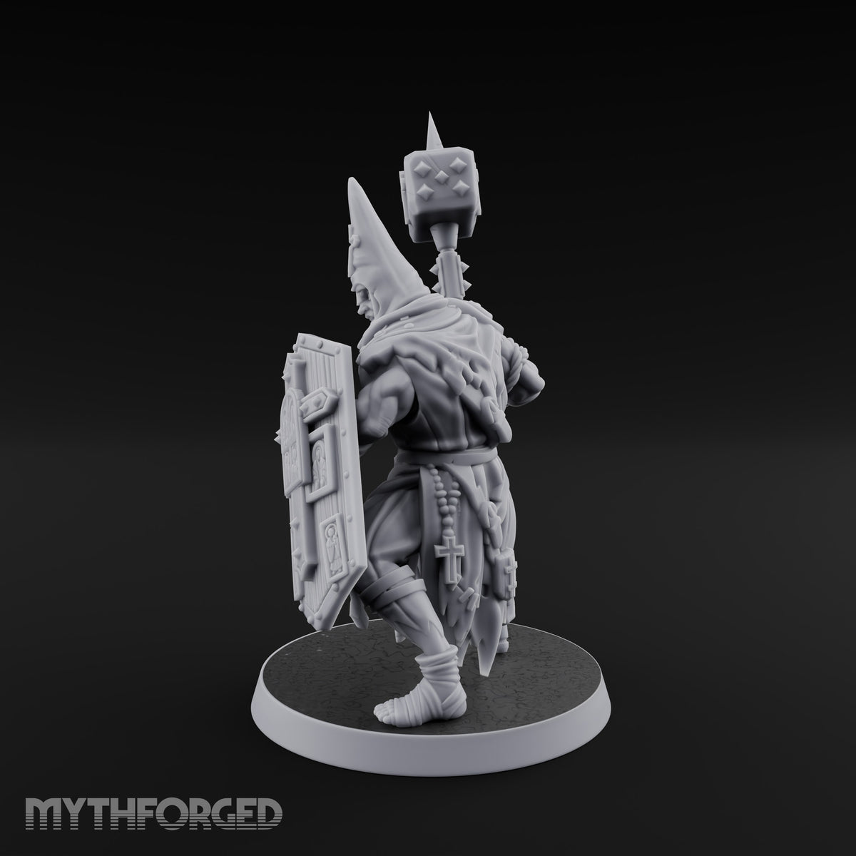 Rallying the Faithful Human Zealot A Miniature for Dungeons and Dragons, Pathfinder or other TTRPGs