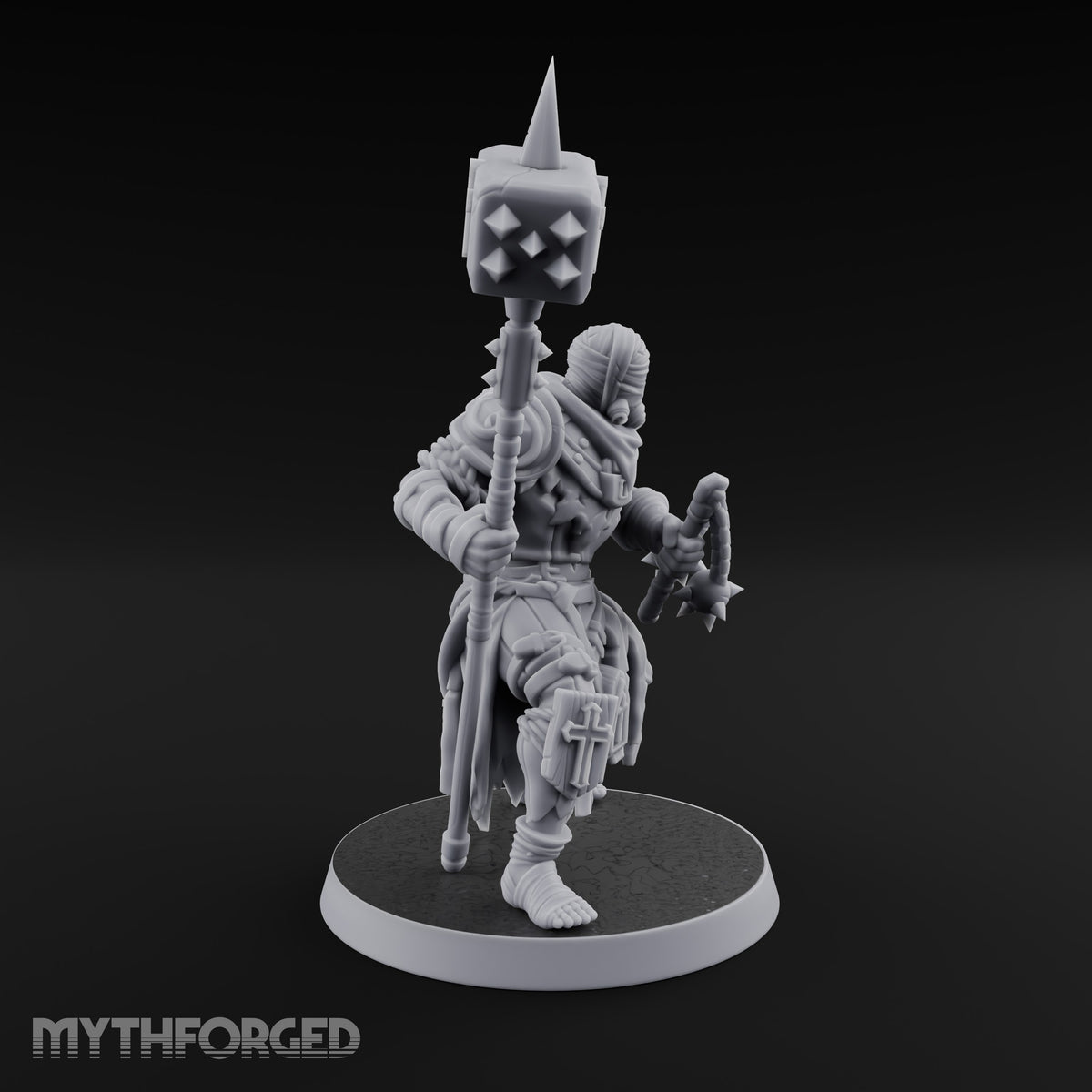 Rallying the Faithful Human Zealot A Miniature for Dungeons and Dragons, Pathfinder or other TTRPGs