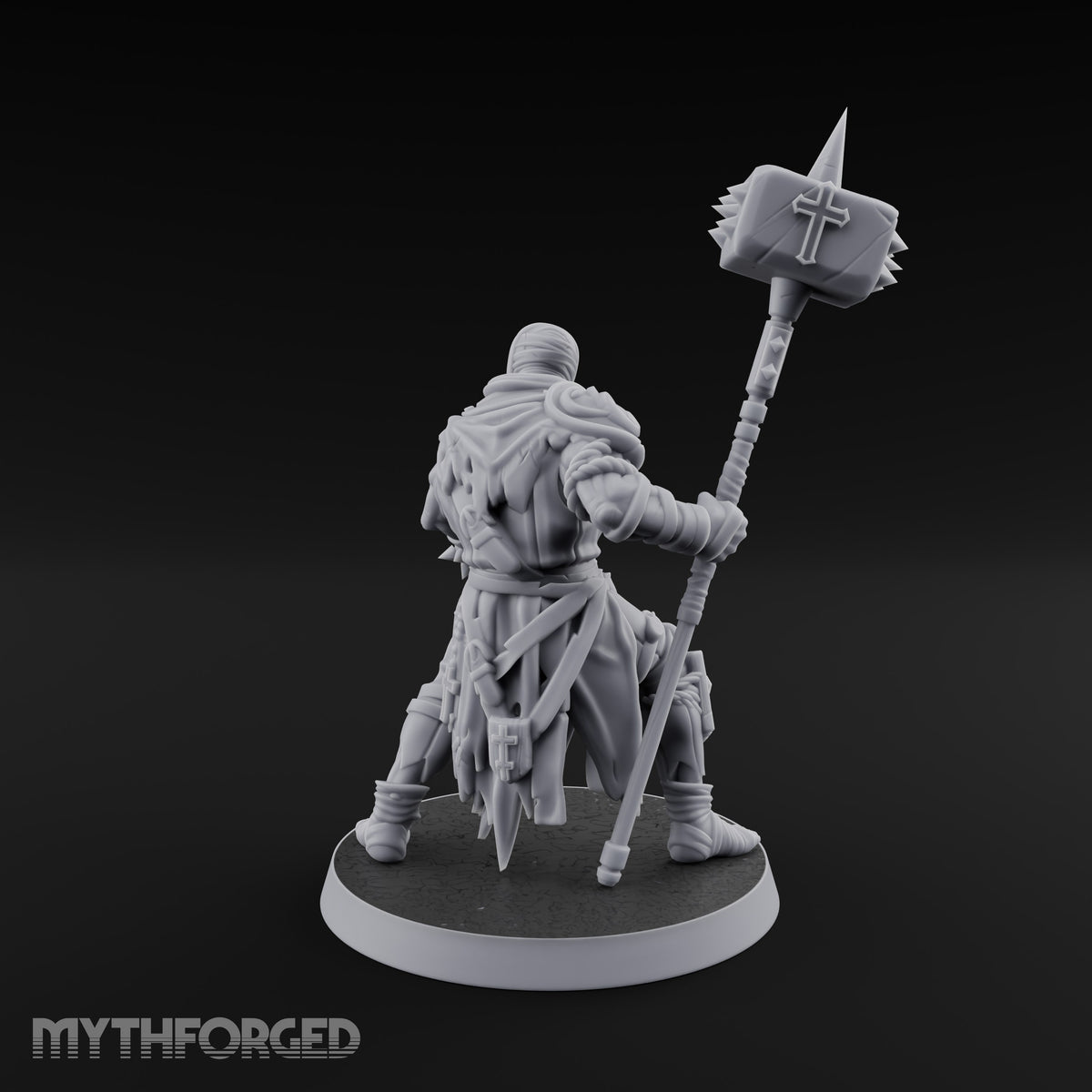 Rallying the Faithful Human Zealot A Miniature for Dungeons and Dragons, Pathfinder or other TTRPGs