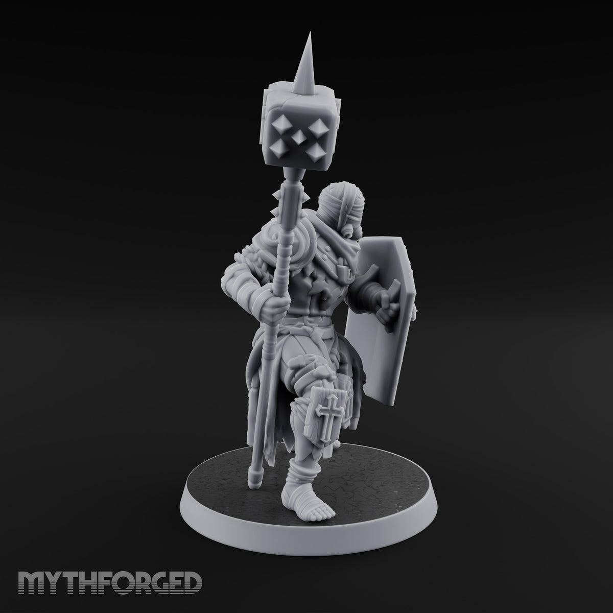 Rallying the Faithful Human Zealot A Miniature for Dungeons and Dragons, Pathfinder or other TTRPGs