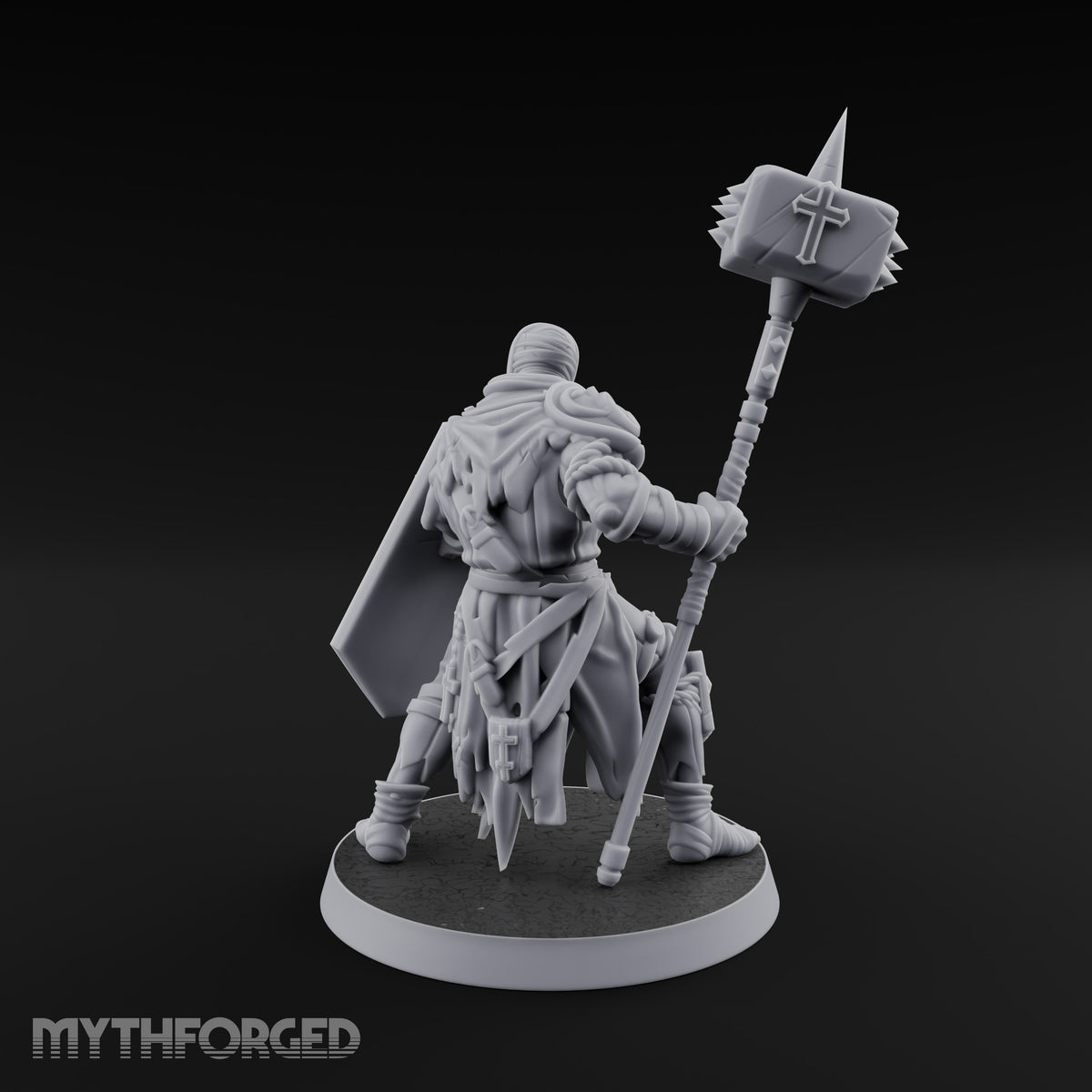 Rallying the Faithful Human Zealot A Miniature for Dungeons and Dragons, Pathfinder or other TTRPGs