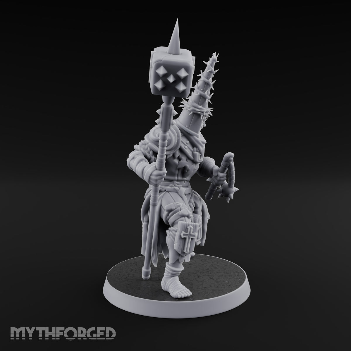 Rallying the Faithful Human Zealot A Miniature for Dungeons and Dragons, Pathfinder or other TTRPGs