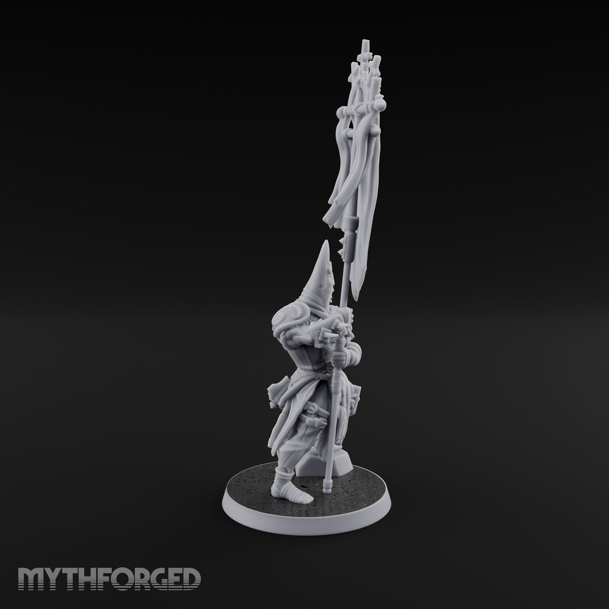 Rallying the Faithful Human Zealot B Miniature for Dungeons and Dragons, Pathfinder or other TTRPGs