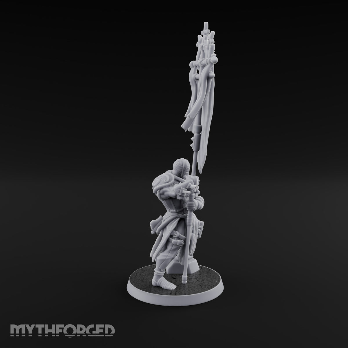 Rallying the Faithful Human Zealot B Miniature for Dungeons and Dragons, Pathfinder or other TTRPGs