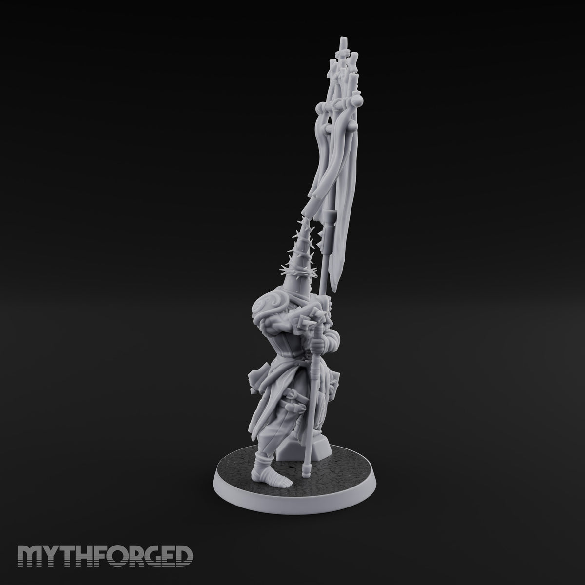 Rallying the Faithful Human Zealot B Miniature for Dungeons and Dragons, Pathfinder or other TTRPGs