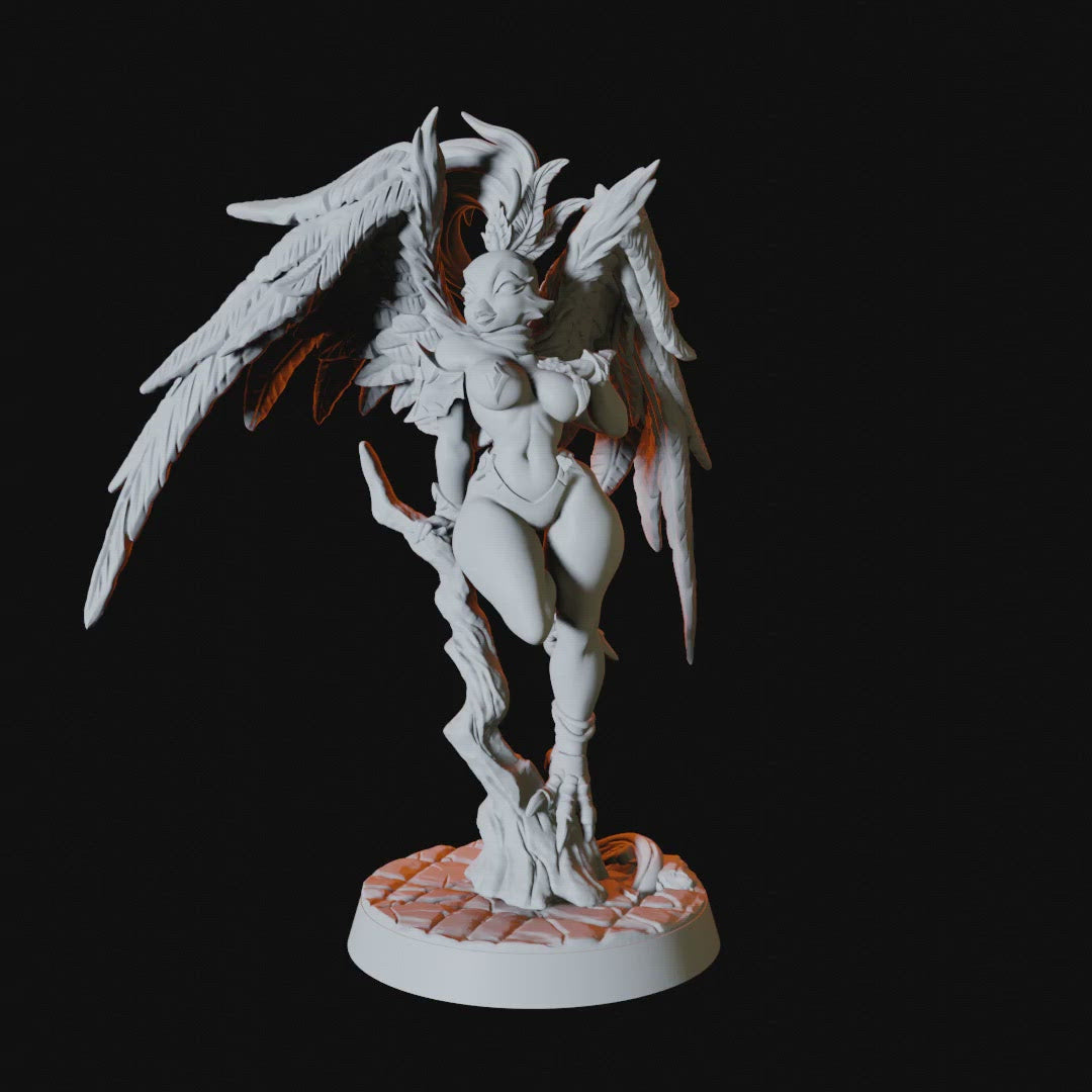 Aarakocra Pinup Miniature for Dungeons and Dragons - Myth Forged