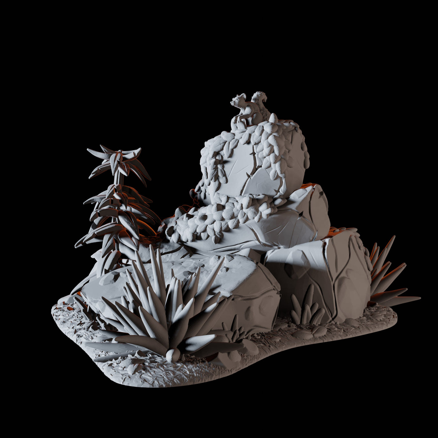 15 Forest Scatter Terrain Miniatures Miniature for Dungeons and Dragons, Pathfinder or other TTRPGs