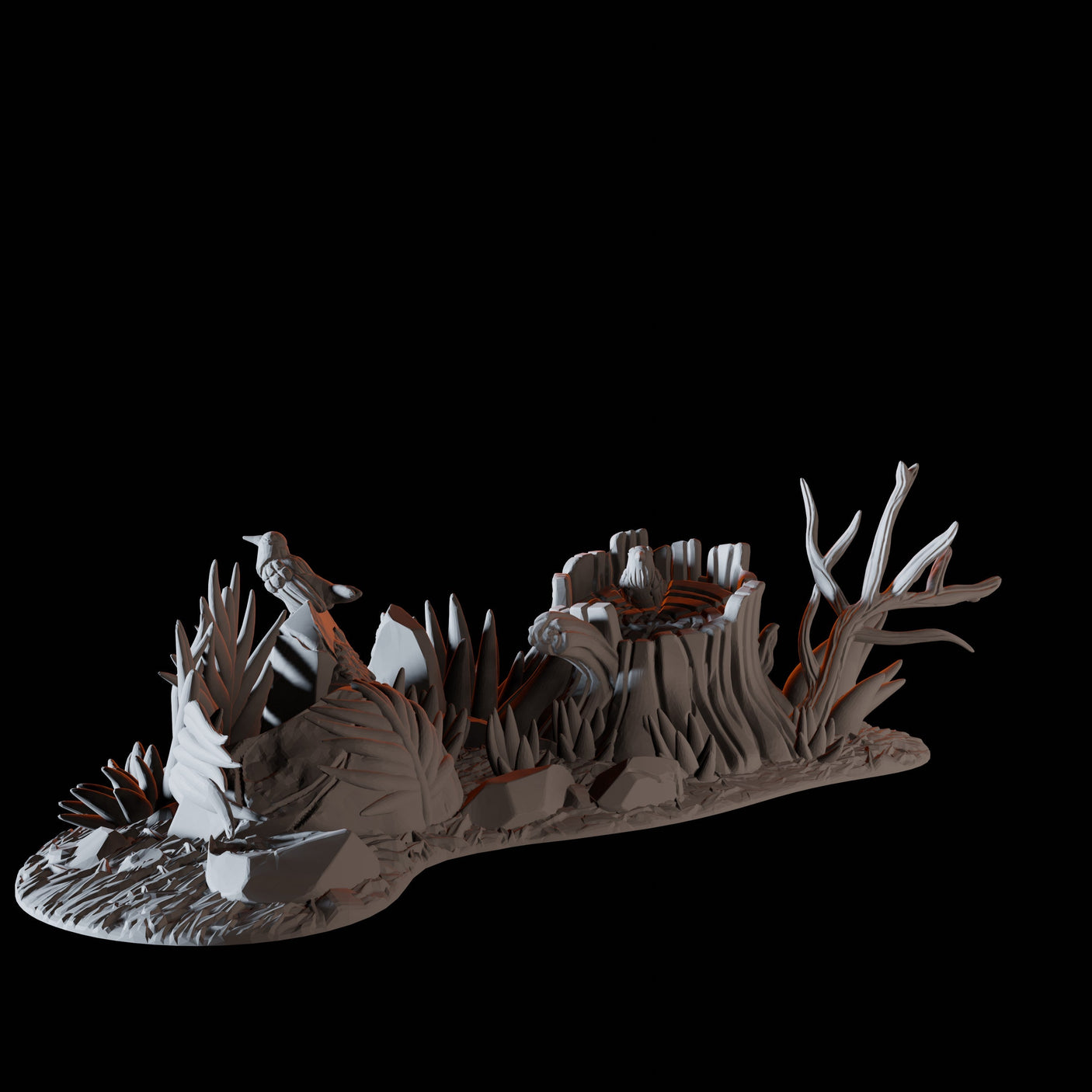 15 Forest Scatter Terrain Miniatures Miniature for Dungeons and Dragons, Pathfinder or other TTRPGs