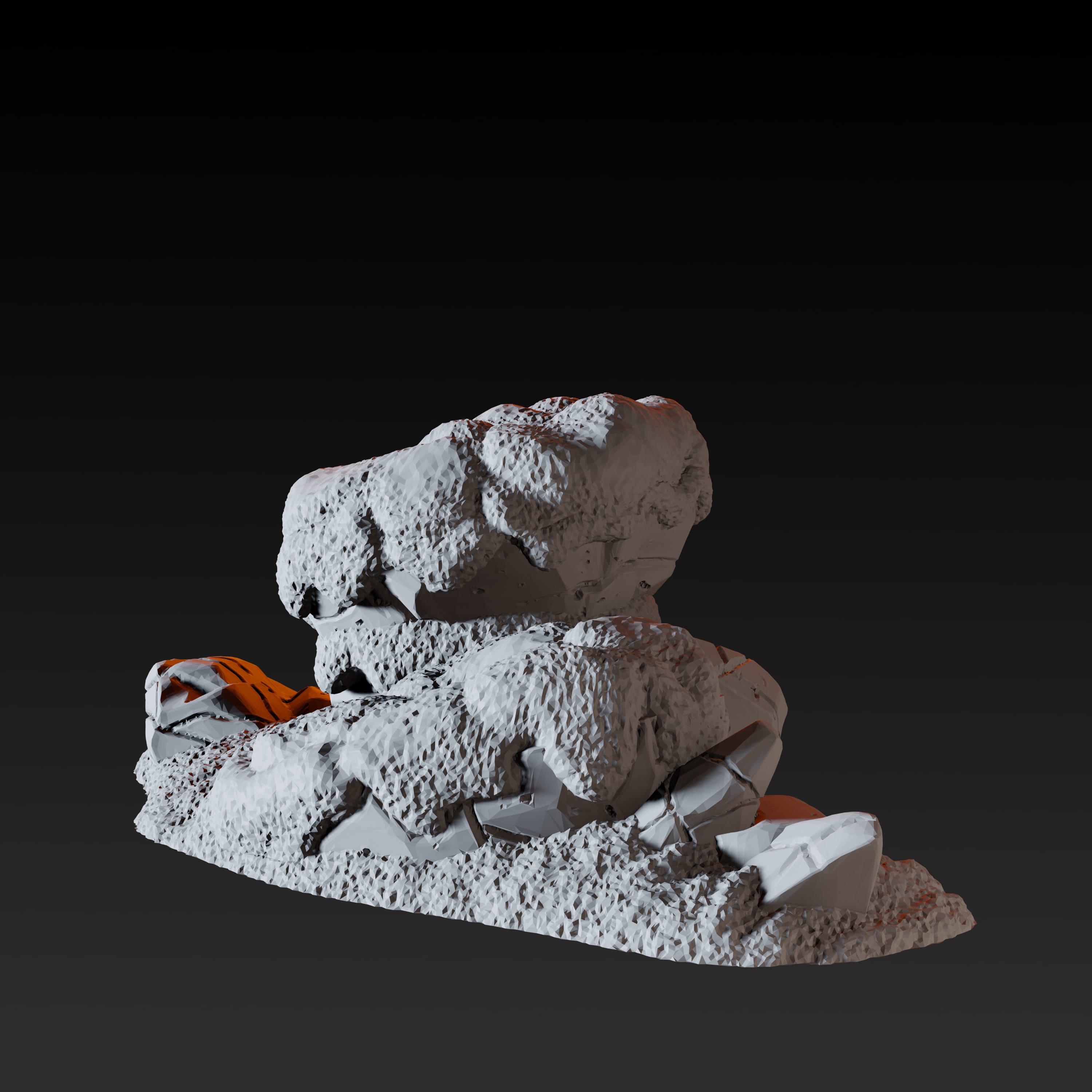 Ice Platform - Arctic Scatter Terrain Miniature for Dungeons and Dragons - Myth Forged