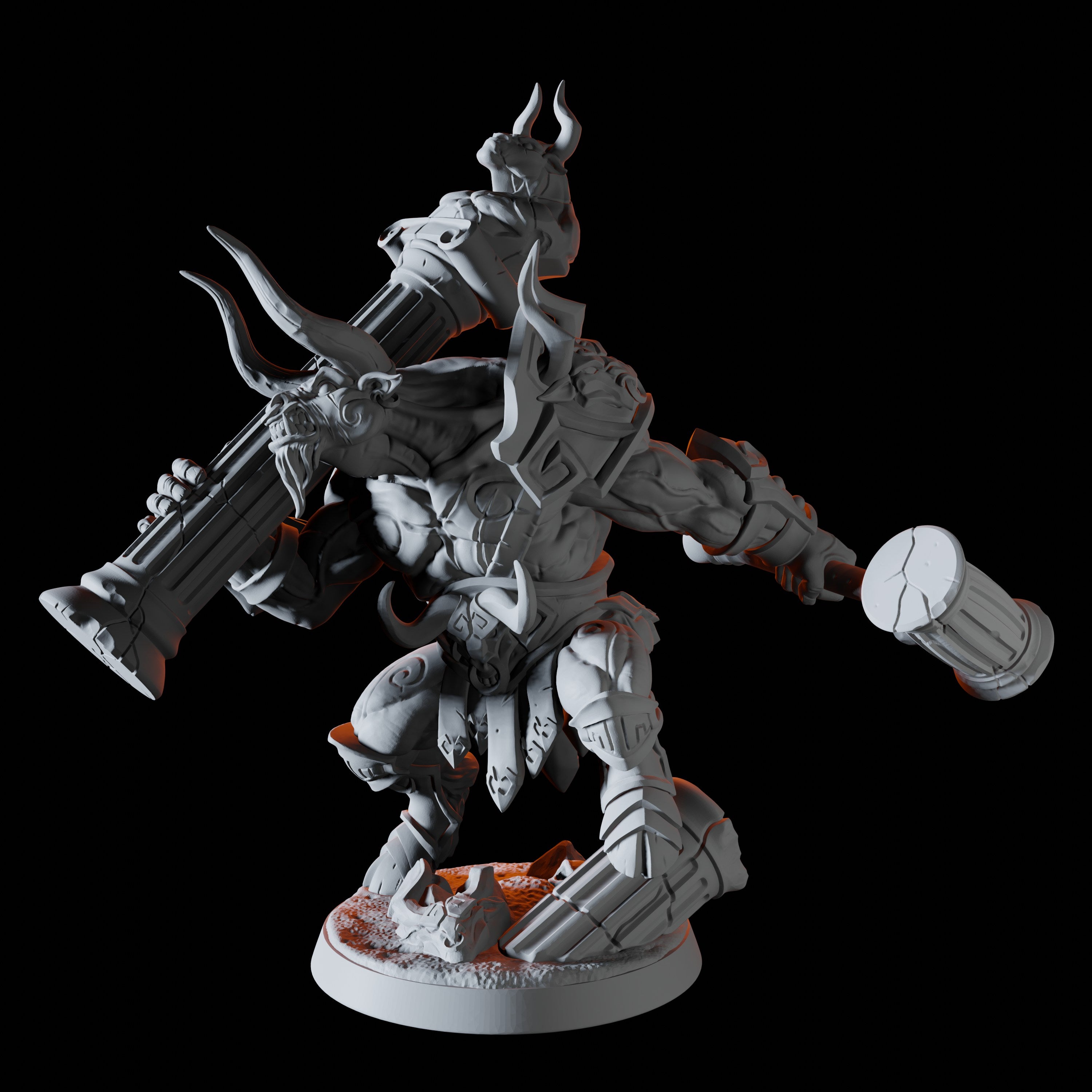 Minotaur Champion Miniature for Dungeons and Dragons - Myth Forged
