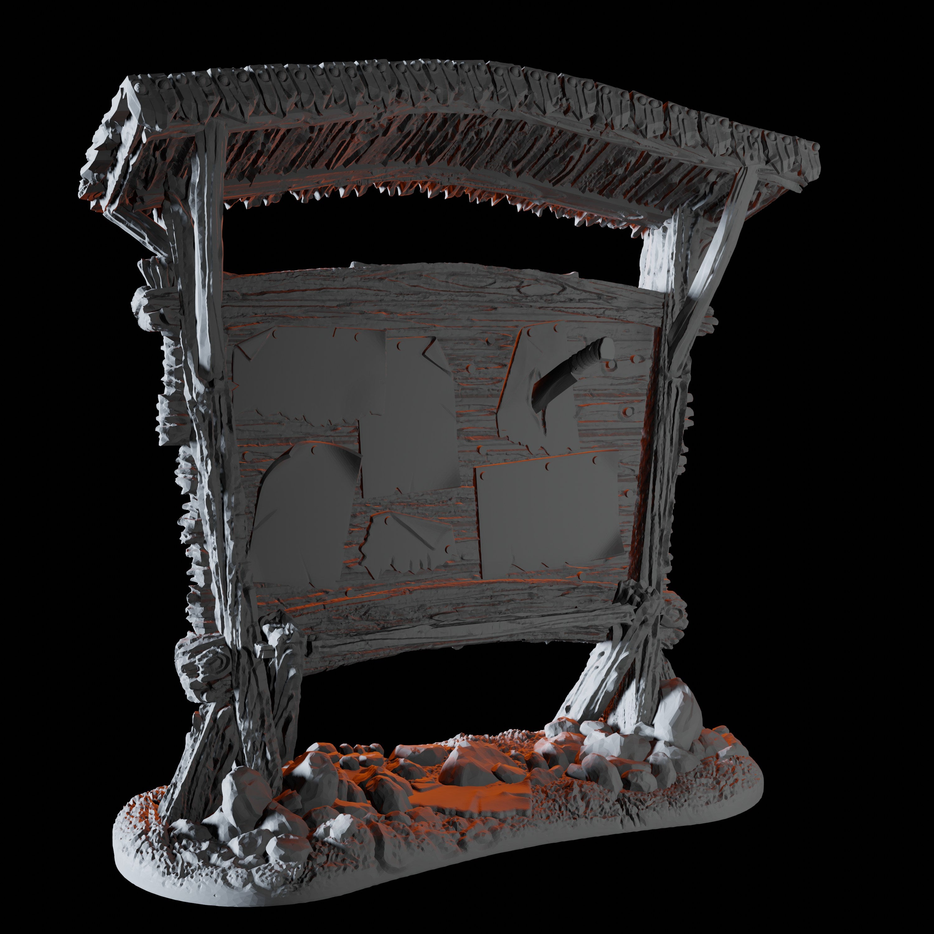 Small Questboard - Scatter Terrain Miniature for Dungeons and Dragons - Myth Forged