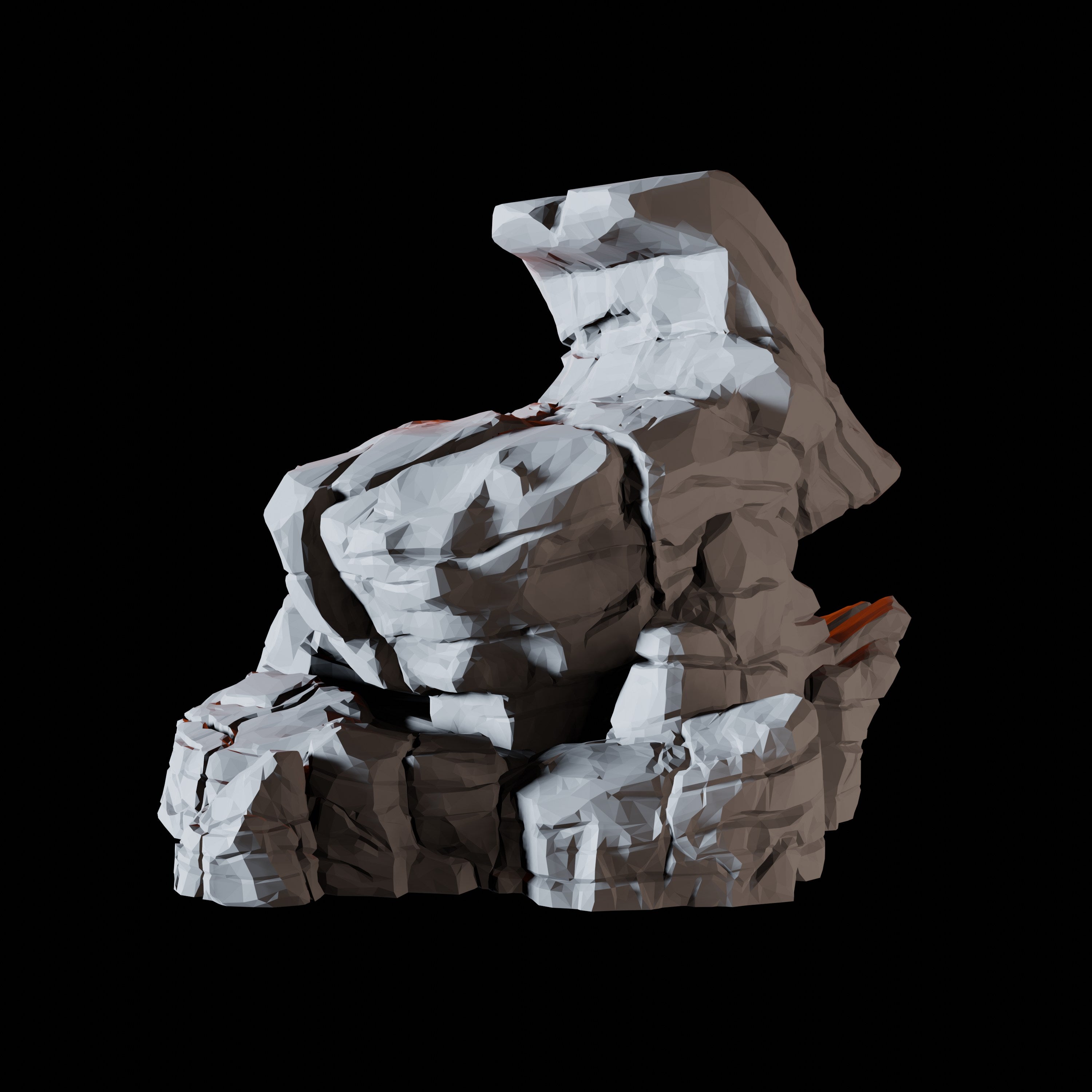 Rocks C - Desert Scatter Terrain Miniature for Dungeons and Dragons - Myth Forged