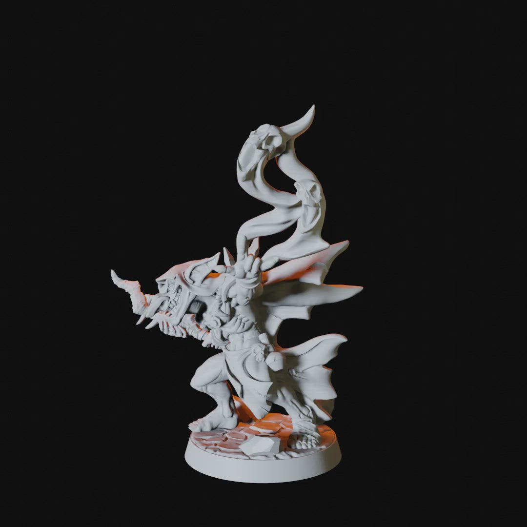 Goblin Wizard Miniature for Dungeons and Dragons - Myth Forged
