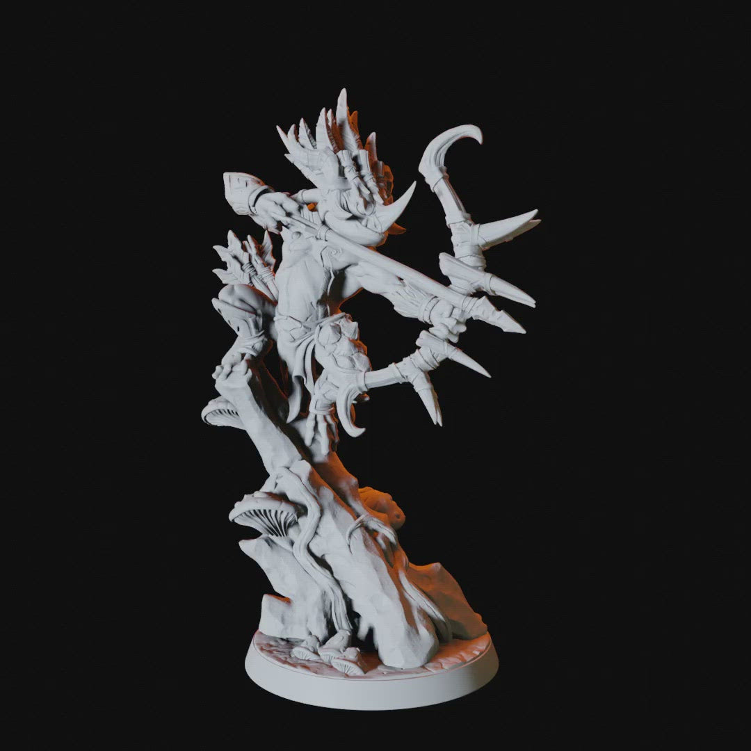 Bullywug Archer Miniature for Dungeons and Dragons - Myth Forged