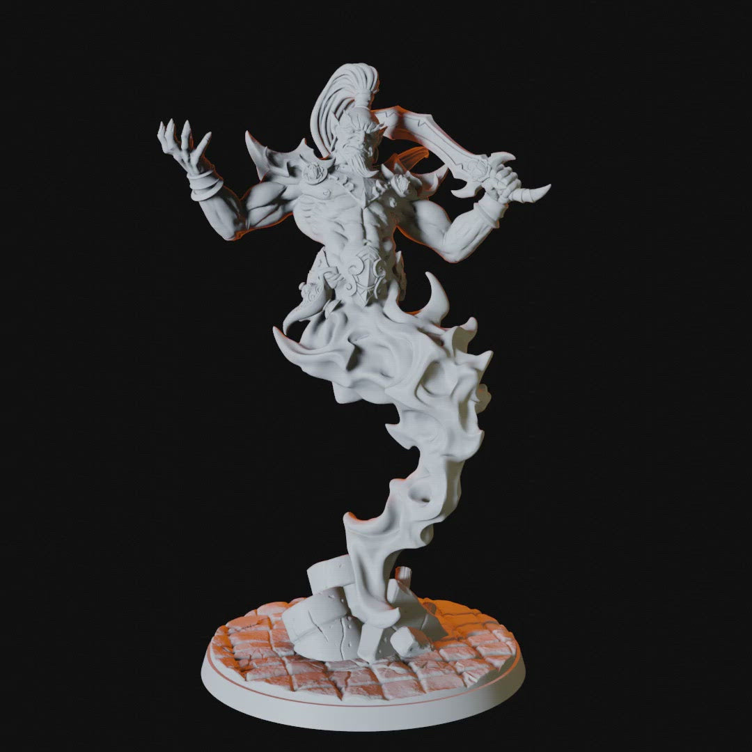 Male Djinni Miniature for Dungeons and Dragons - Myth Forged