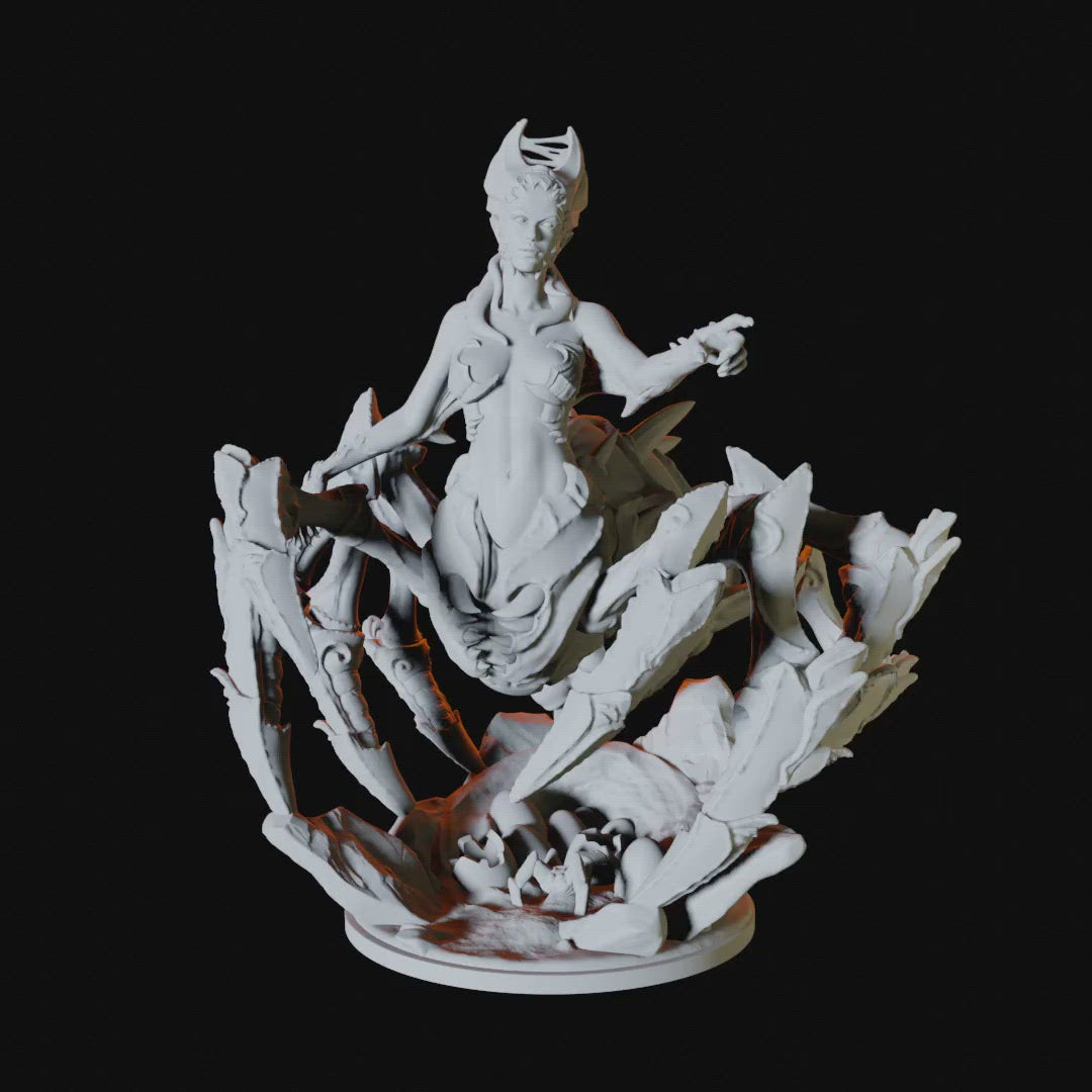 Drider Miniature for Dungeons and Dragons - Myth Forged