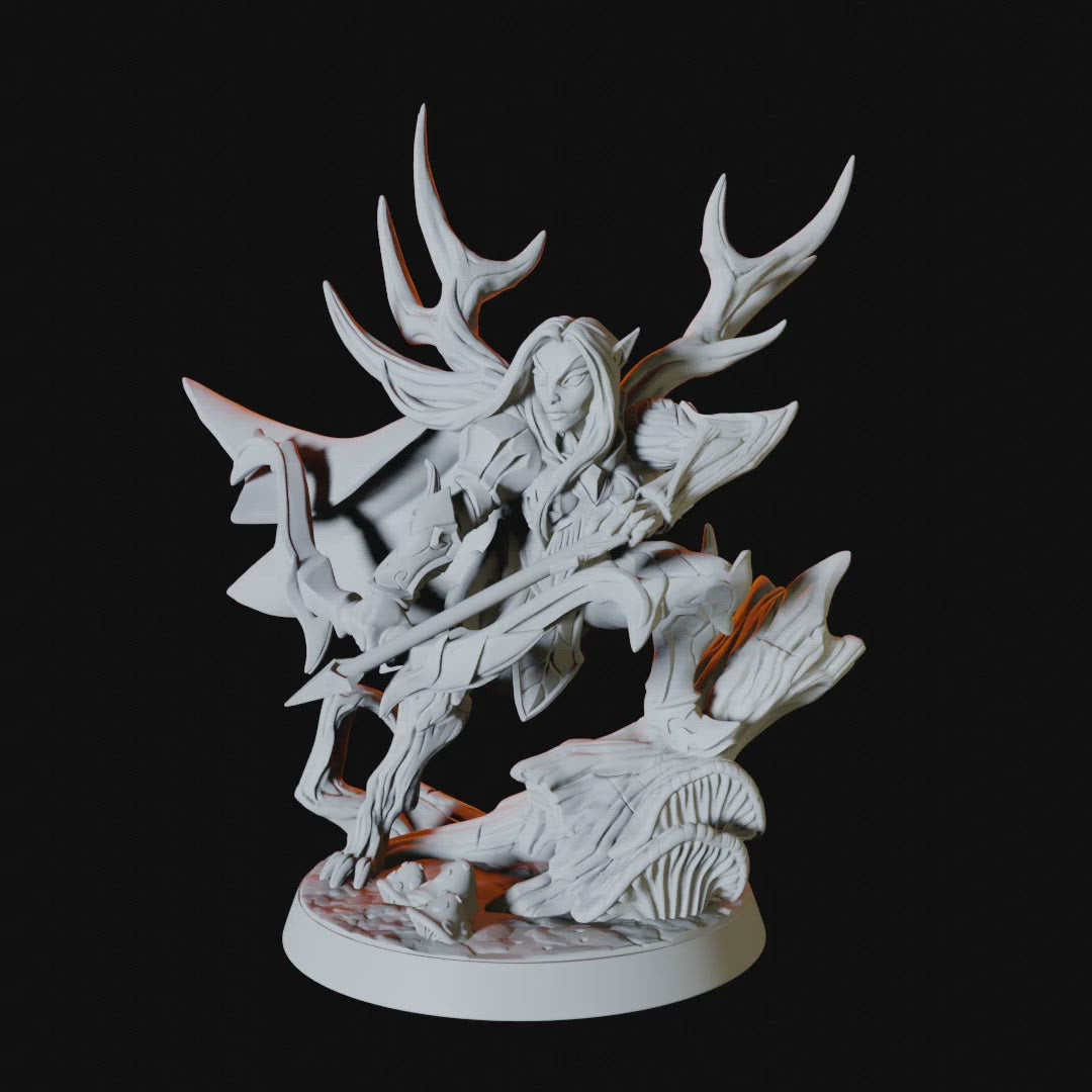 Elf Archer Miniature for Dungeons and Dragons - Myth Forged