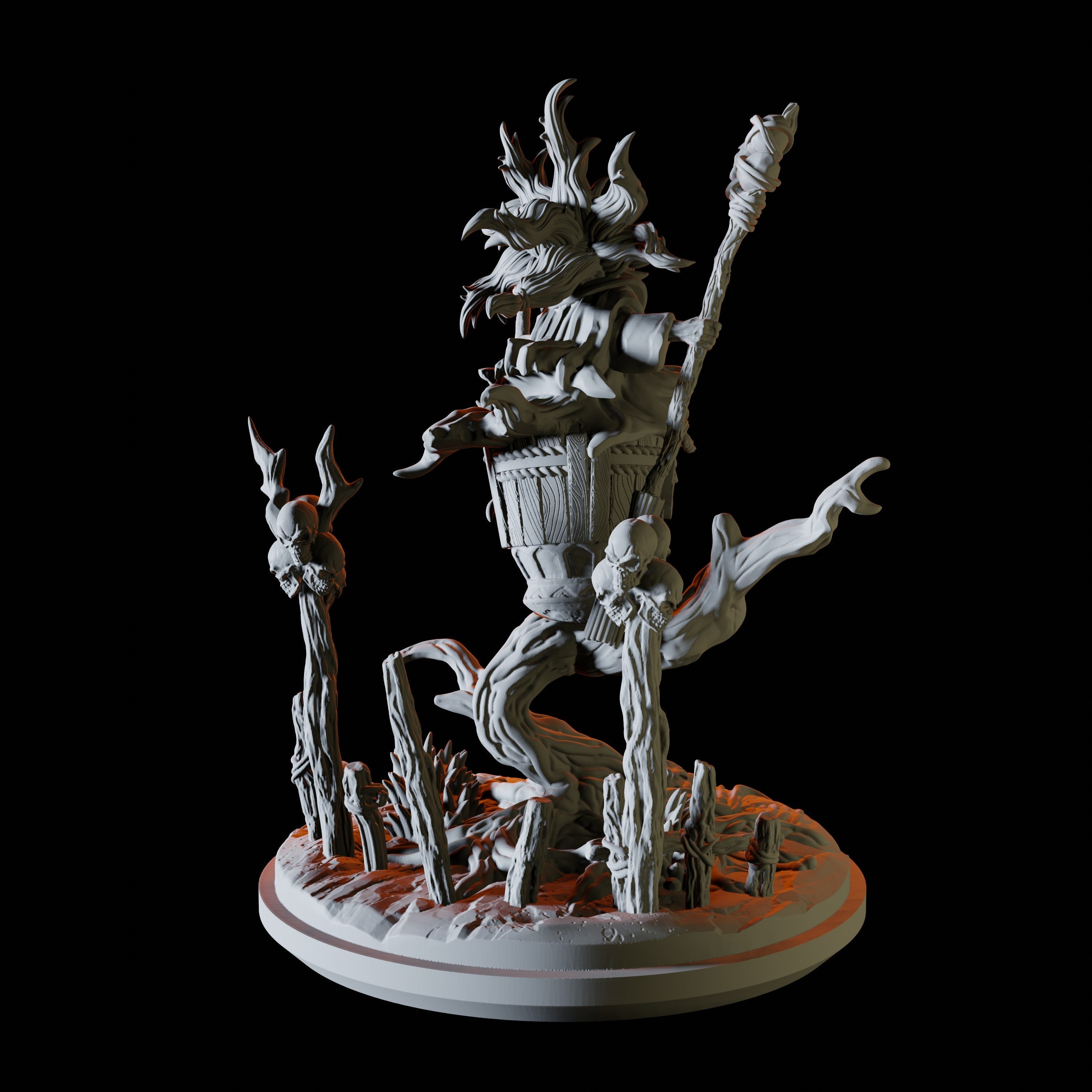 Baba Lysaga Miniature for Dungeons and Dragons - Myth Forged
