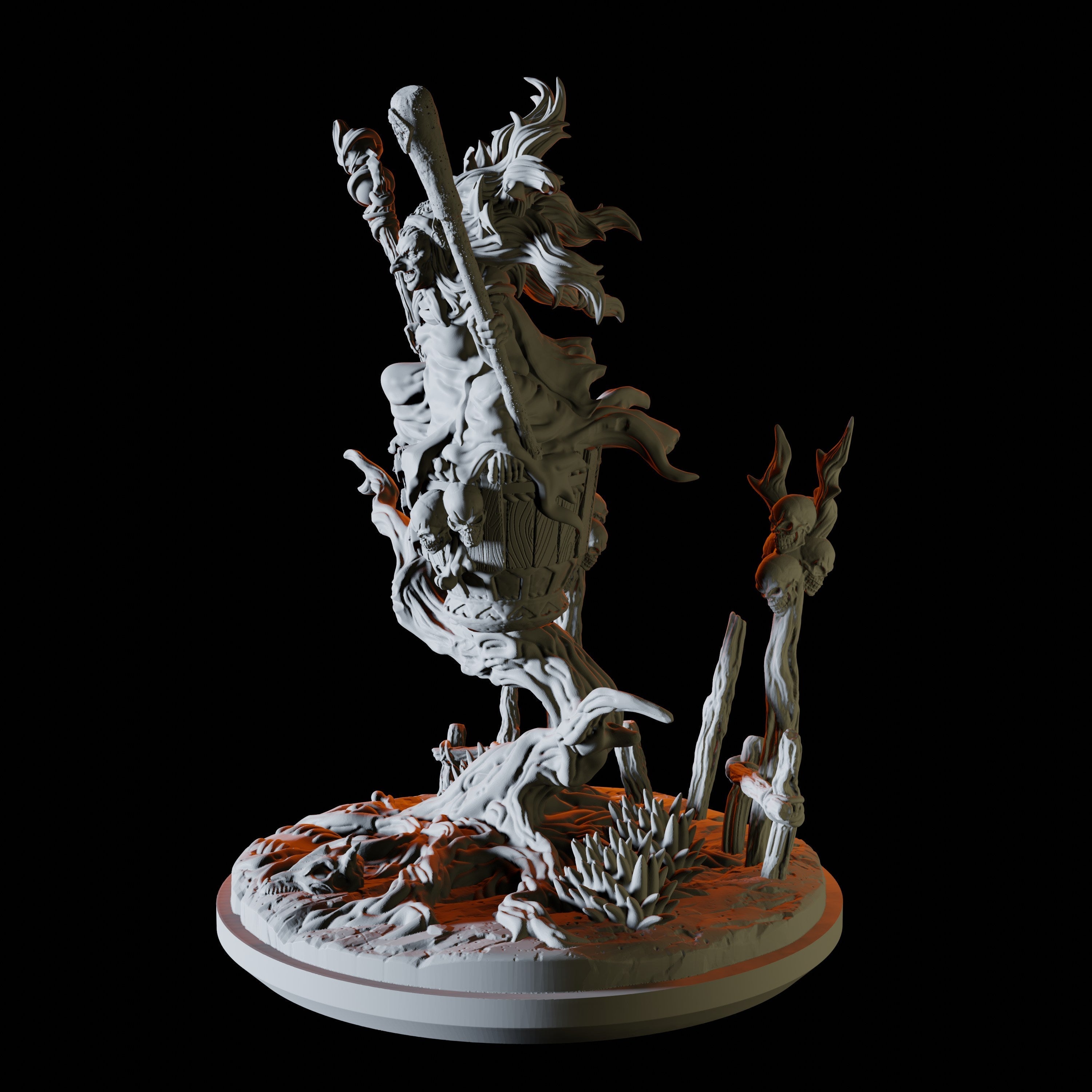 Baba Lysaga Miniature for Dungeons and Dragons - Myth Forged