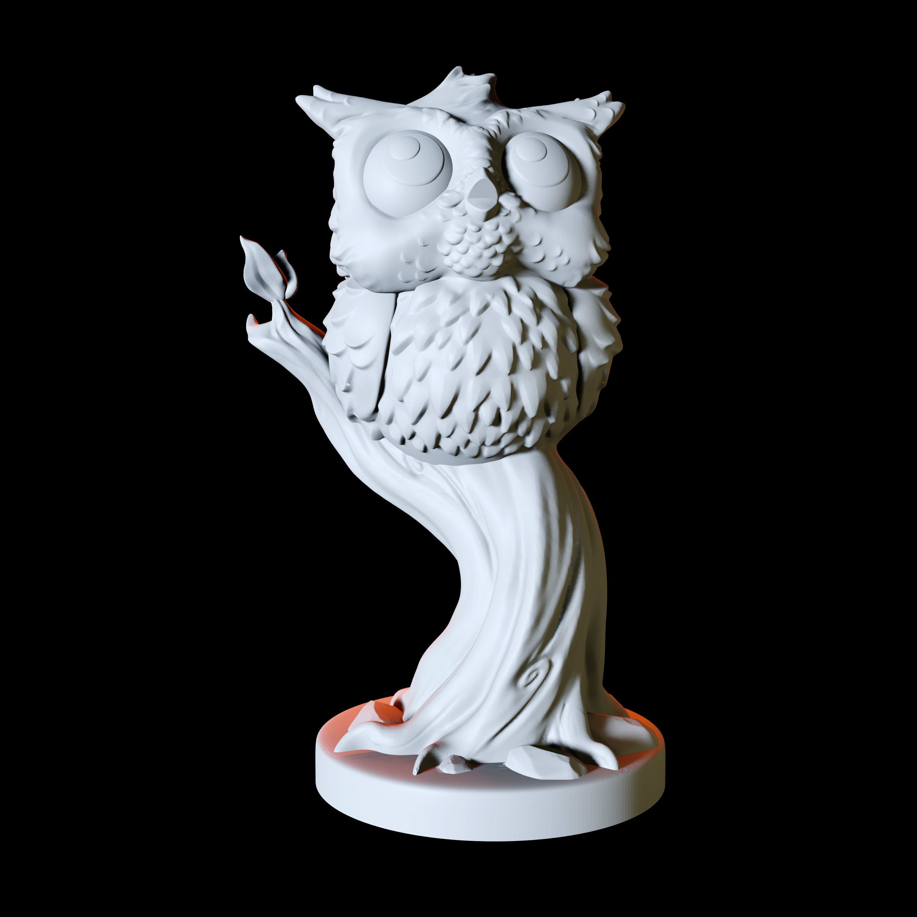 Owl Familiar Miniature for Dungeons and Dragons | Myth Forged