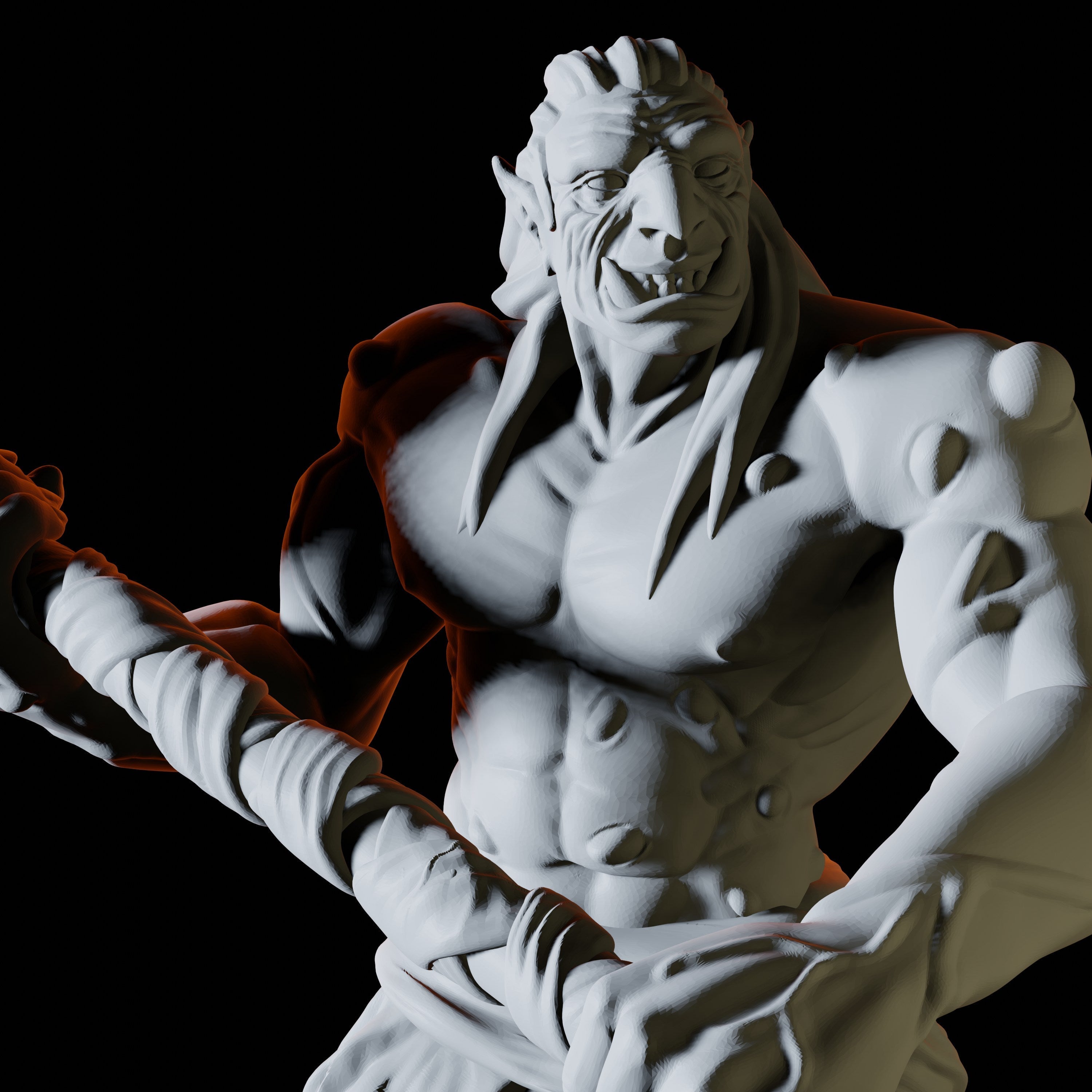 Troll Miniature for Dungeons and Dragons - Myth Forged