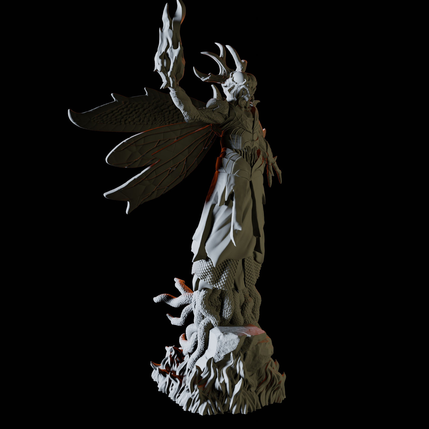 Beelzebub Miniature for Dungeons and Dragons, Pathfinder or other TTRPGs